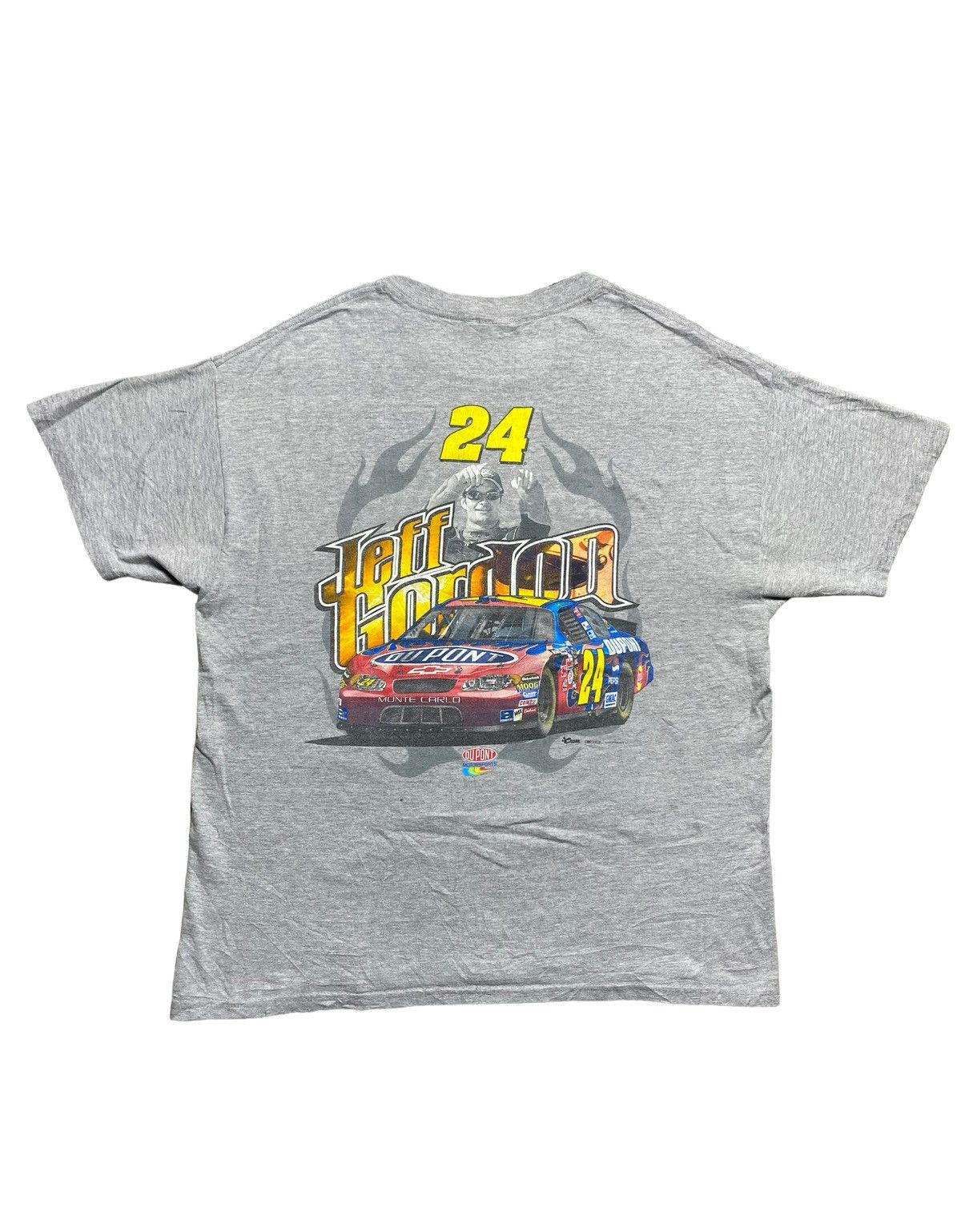 NASCAR VINTAGE NASCAR JEFF GORDON HENDRICK FIRE AND DESIRE 24 TEE Size US XL / EU 56 / 4 - 9 Thumbnail