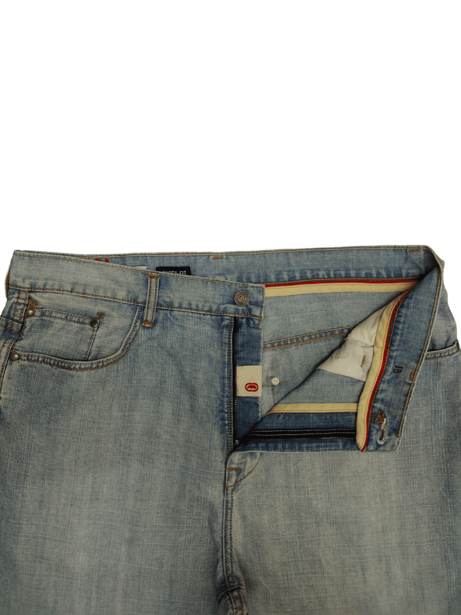 Ecko Unltd. Baggy Jeans Ecko Embroidered Pocket Denim Wide Y2k Jnco Size US 38 / EU 54 - 14 Thumbnail