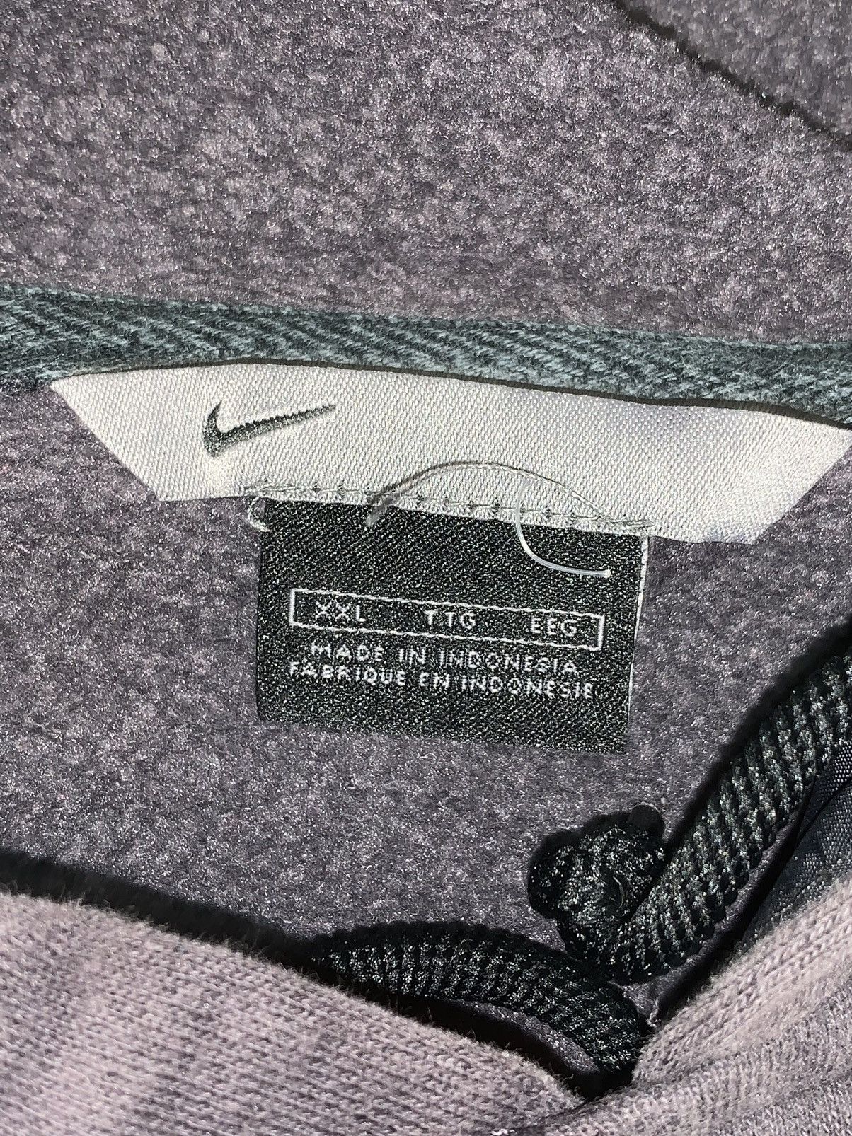 Nike Vintage Nike grey tag hoodie Size US XXL / EU 58 / 5 - 2 Thumbnail
