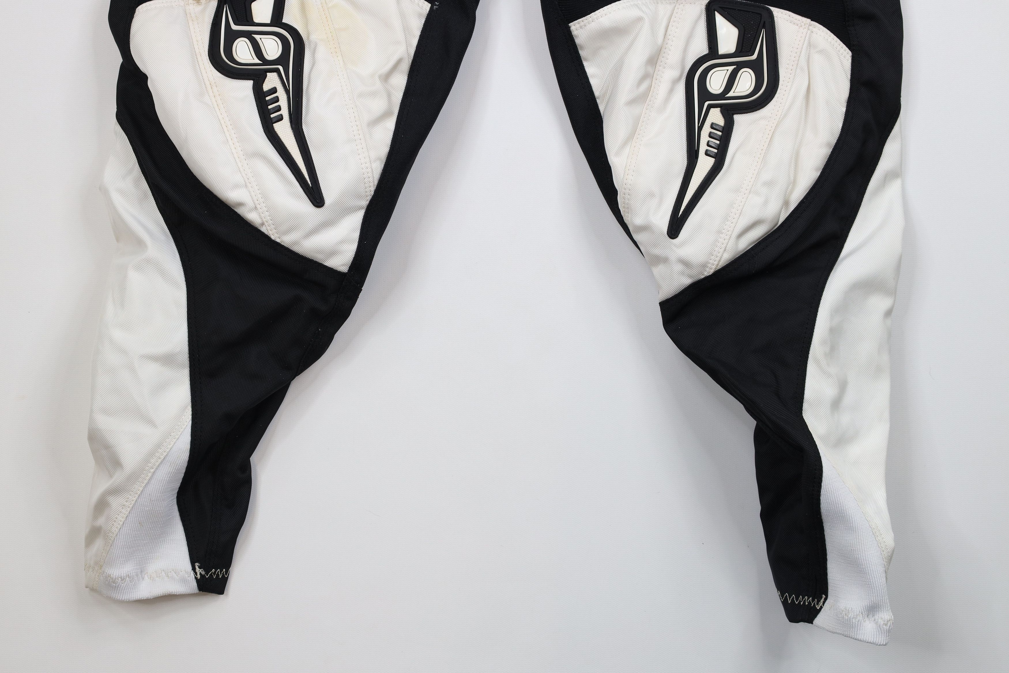 Vintage Vintage Moto Motorcycle Motocross Racing Pants White Black Size US 32 / EU 48 - 4 Thumbnail