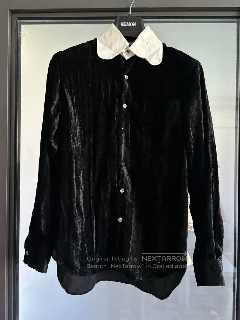 Junya Watanabe Junya Watanabe Rare Velvet Collar Shirt Size M / US 6-8 / IT 42-44 - 1 Thumbnail