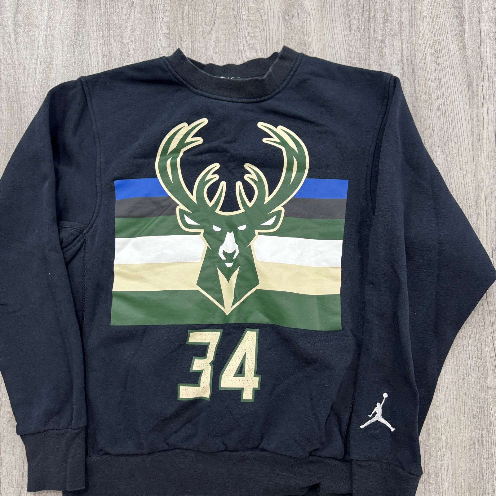 Jordan Brand Jordan Milwaukee Bucks Giannis Antetokounpo Sweatshirt Size US S / EU 44-46 / 1 - 2 Thumbnail