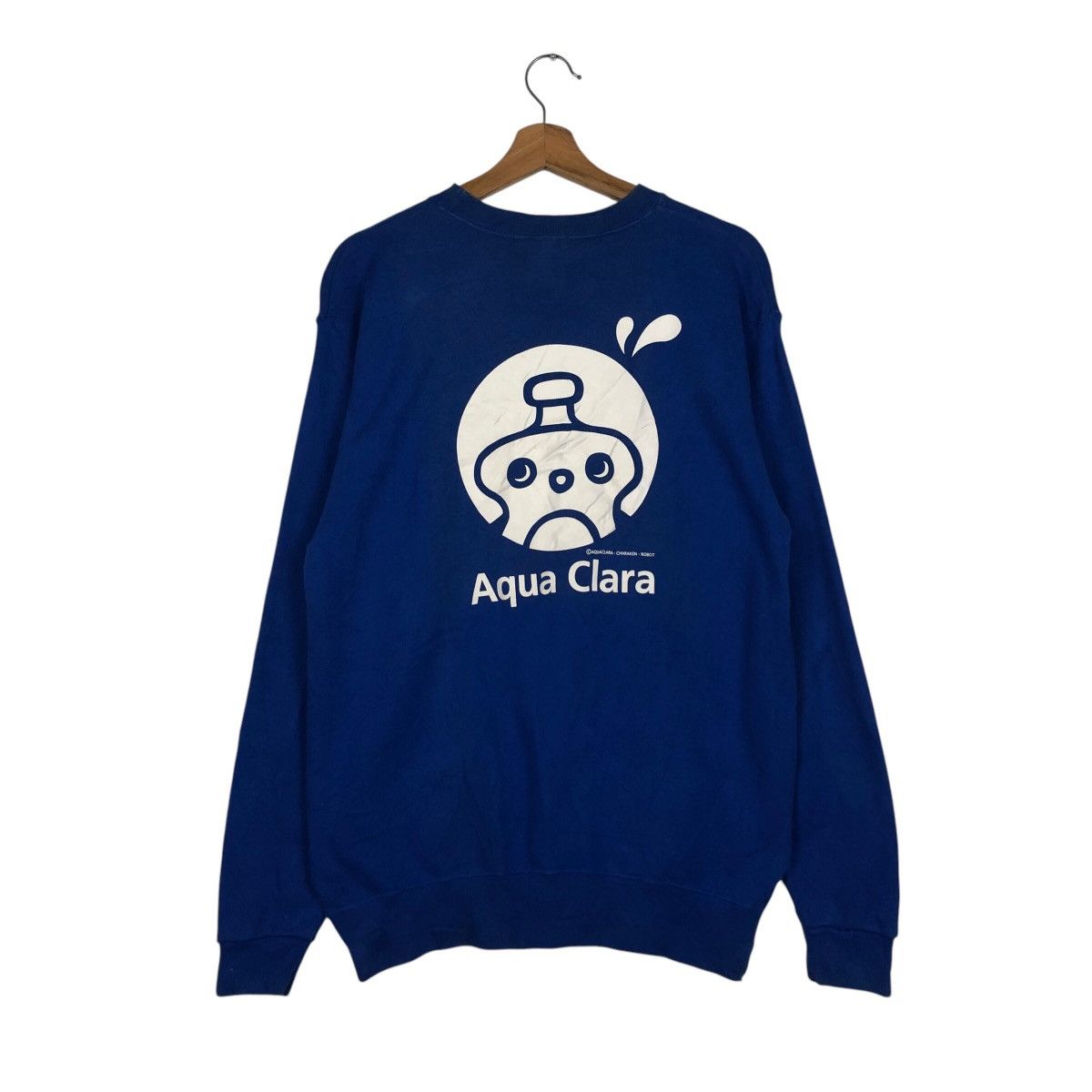 Cartoon Network × Japanese Brand 📌Vintage Sweatshirt Aqua Clara Big Logo Size US M / EU 48-50 / 2 - 1 Thumbnail
