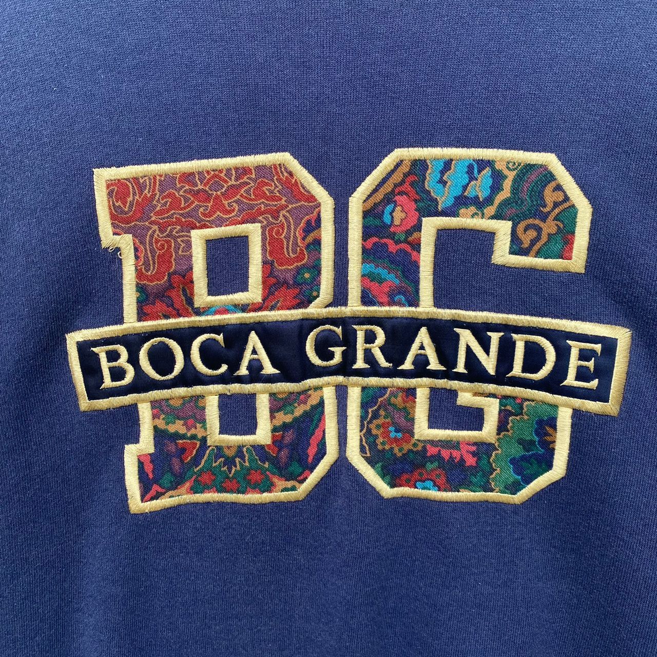 Vintage VINTAGE BOCA GRANDE CITY SWEATSHIRT LARGE PULLOVER Size US L / EU 52-54 / 3 - 4 Thumbnail