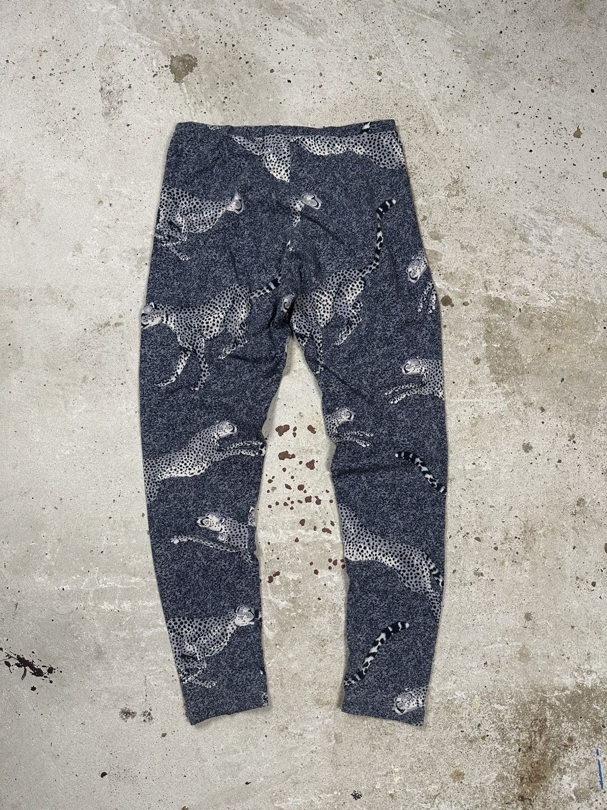 Kenzo × Vintage Vintage 90s Kenzo Jungle Gepard Print Animal Pants Leggins Size 32" / US 10 / IT 46 - 2 Thumbnail