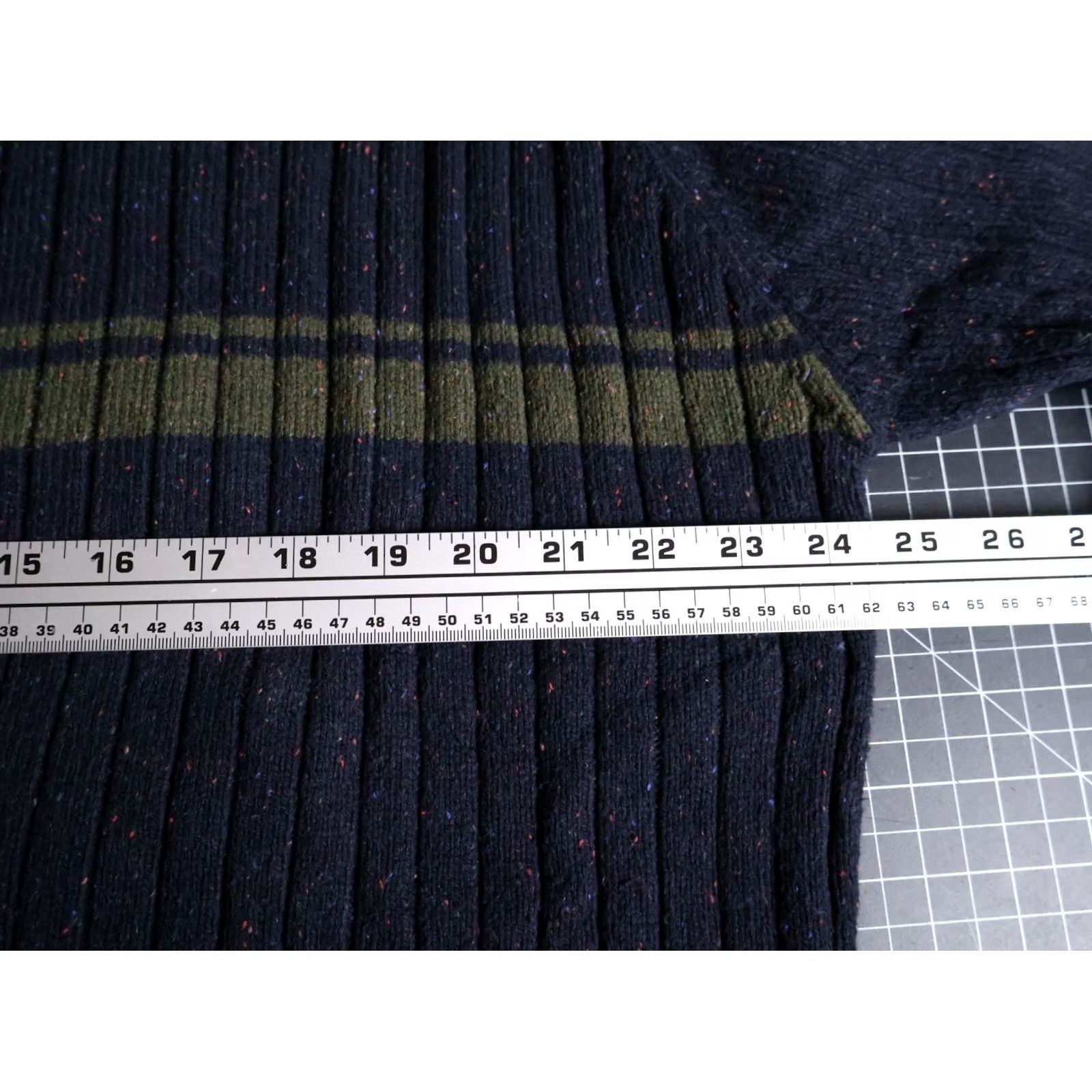 Izod IZOD Sweater Crew Neck XL Blue Striped Thick Knit Cotton Nylon Pull Over Men’s Classic Preppy Size US XL / EU 56 / 4 - 5 Thumbnail