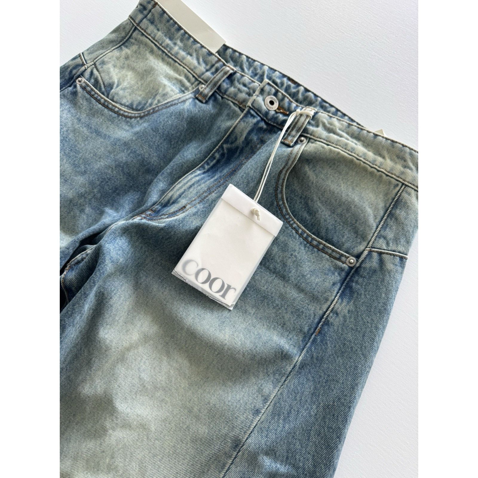 Other COOR Washed Engineer Denim Pants | Korean Streetwear | Men’s Size US 33 - 4 Thumbnail