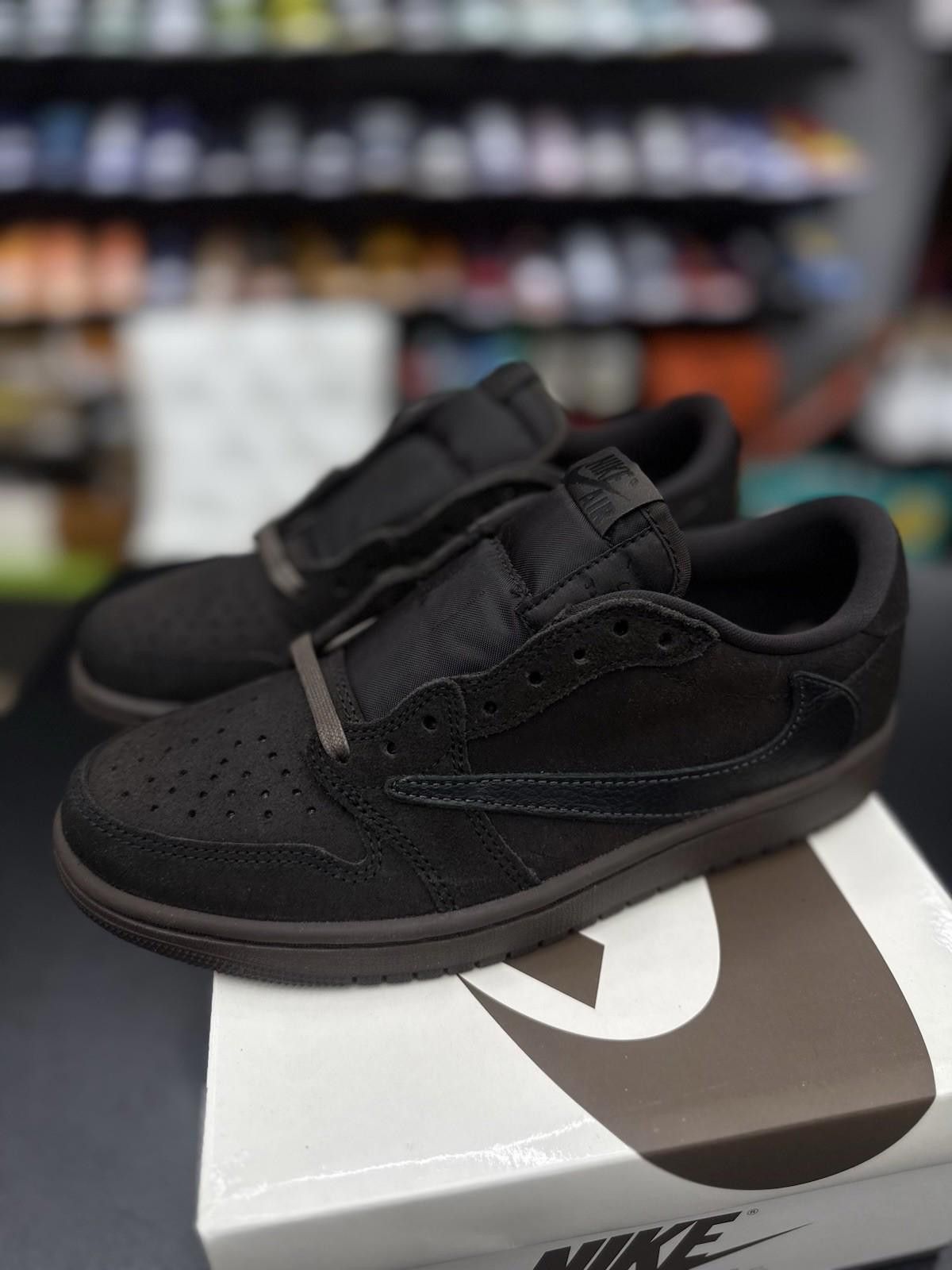 Jordan Brand Men’s Size 6.5 Jordan 1 Retro Low Travis Scott Velvet Brown Size US 6.5 / EU 39-40 - 5 Thumbnail