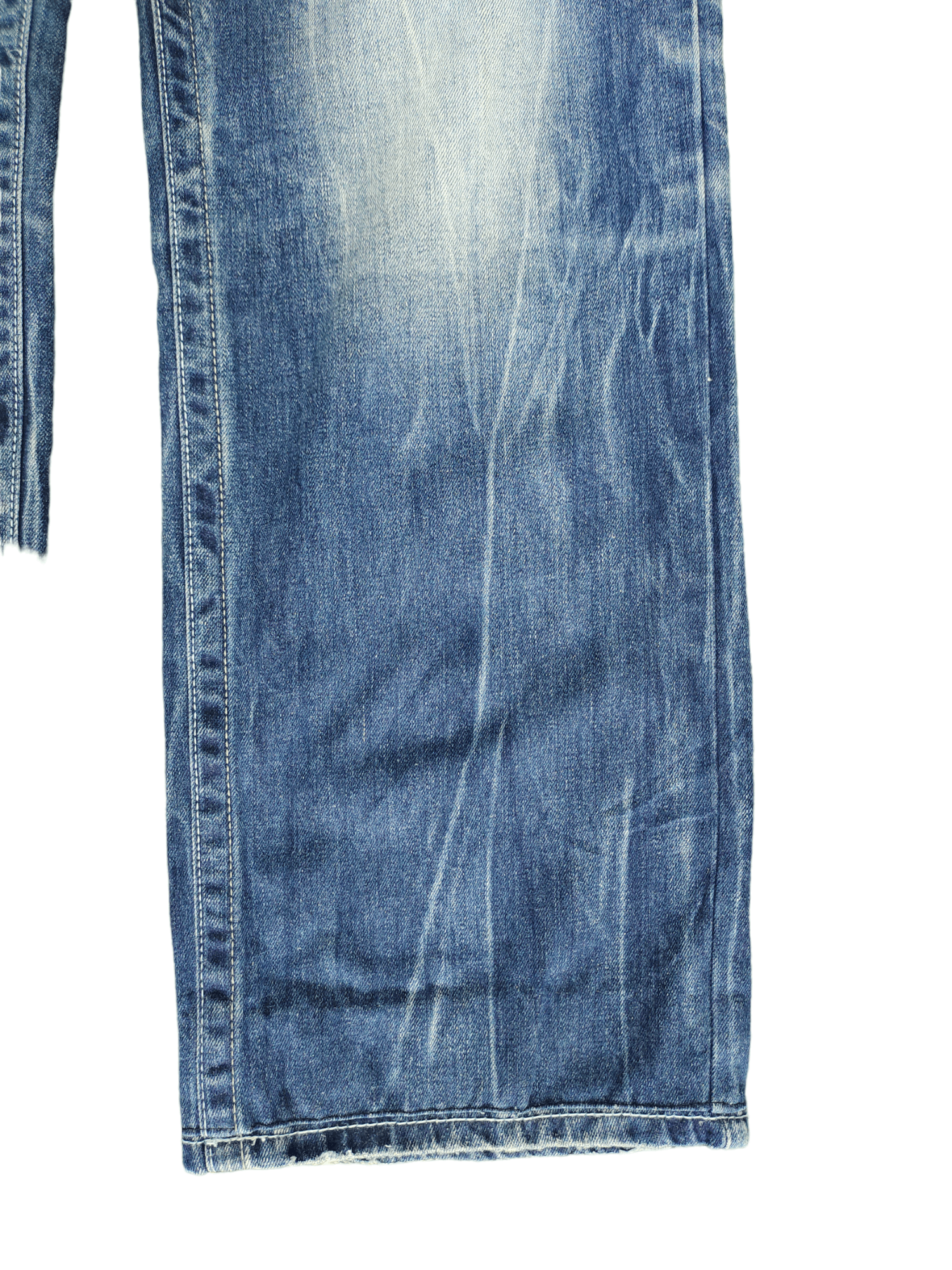 Vintage Red Pepper Wing & UK Flag Embroidered Denim Ed Hardy Y2k Size US 34 / EU 50 - 16 Thumbnail