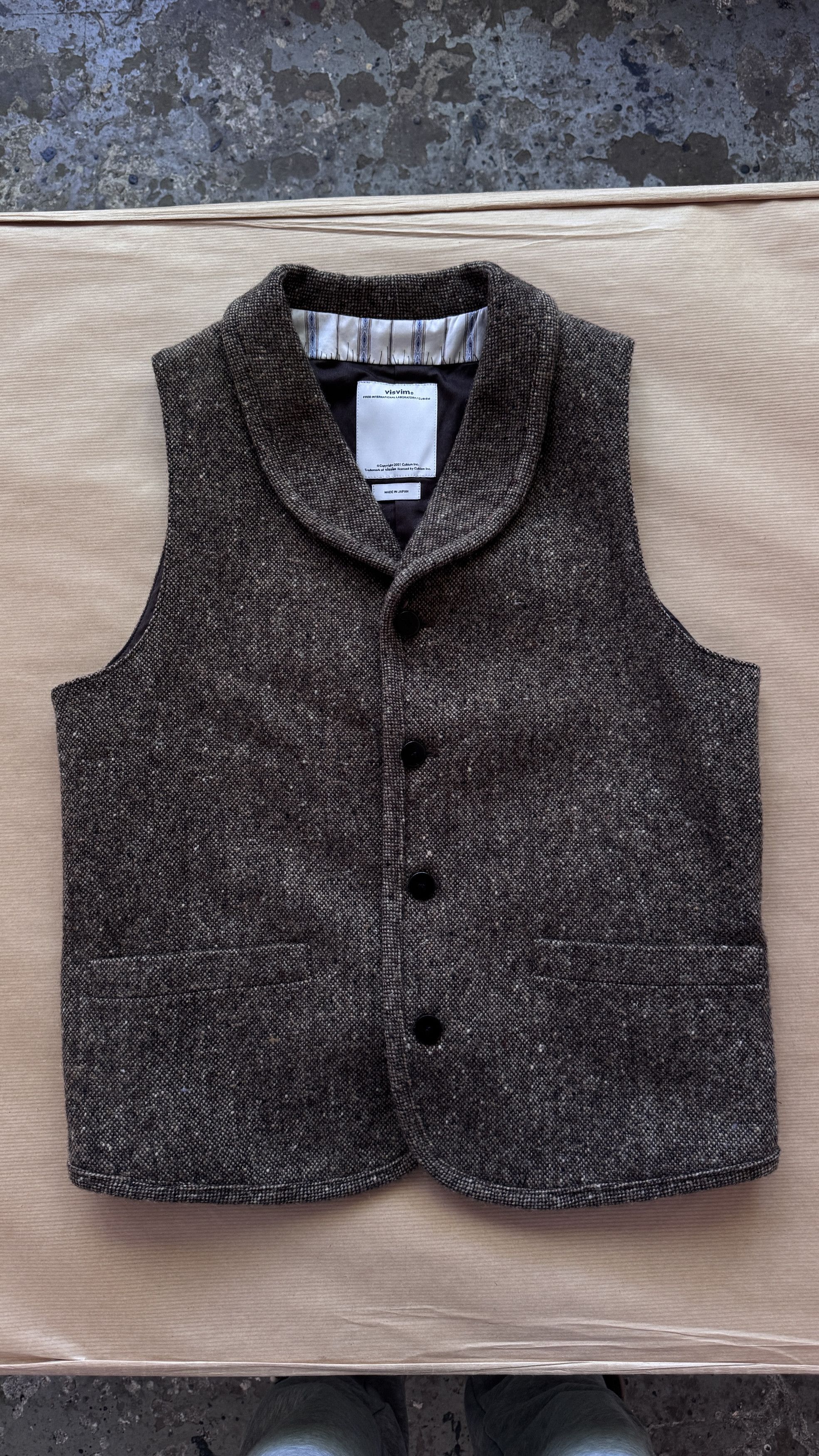 visvim GRANGER VEST DONEL TWEED 1 【公式通販】