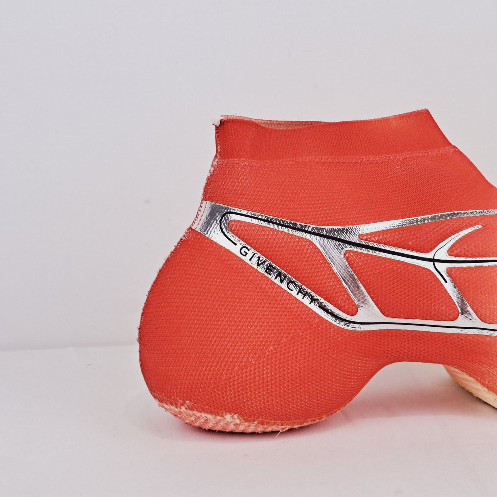 (B).Stroy × Givenchy o1rshd1 TK-360 Mid Sneakers in Red/Yellow Size US 7 / EU 40 - 3 Thumbnail