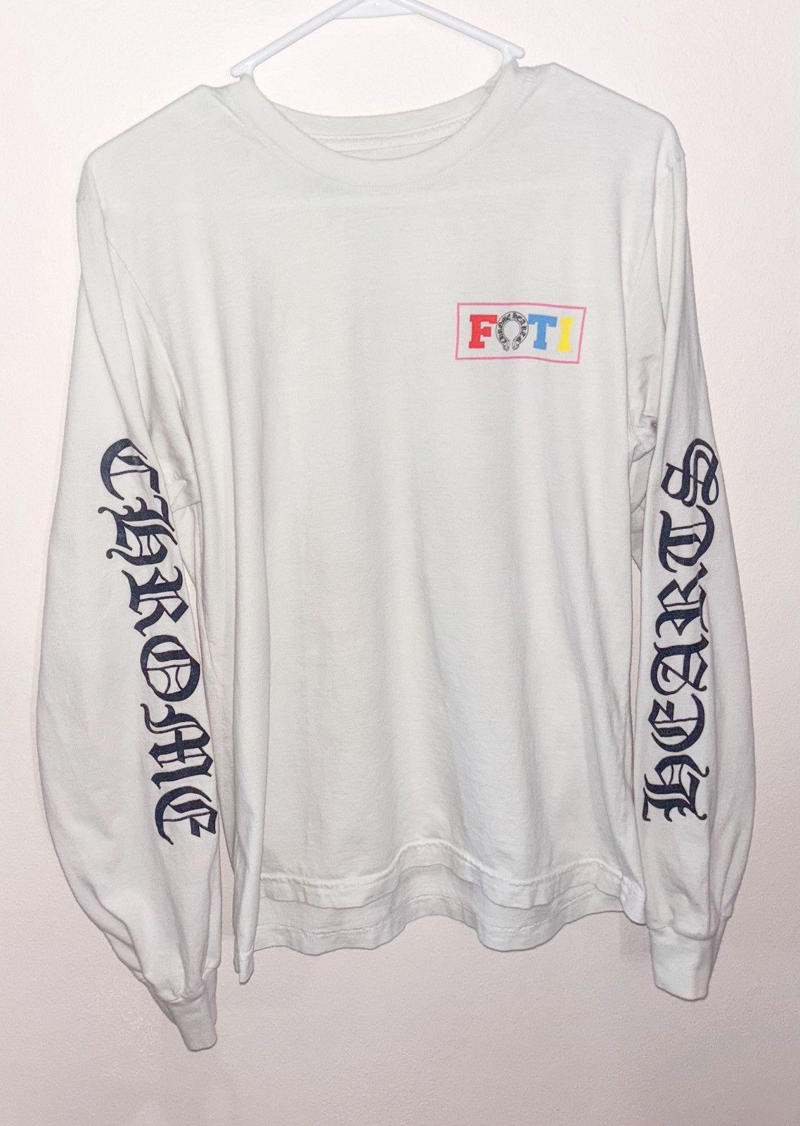 Chrome Hearts Chrome Hearts FOTI White Long Sleeve Size US M / EU 48-50 / 2 - 1 Thumbnail