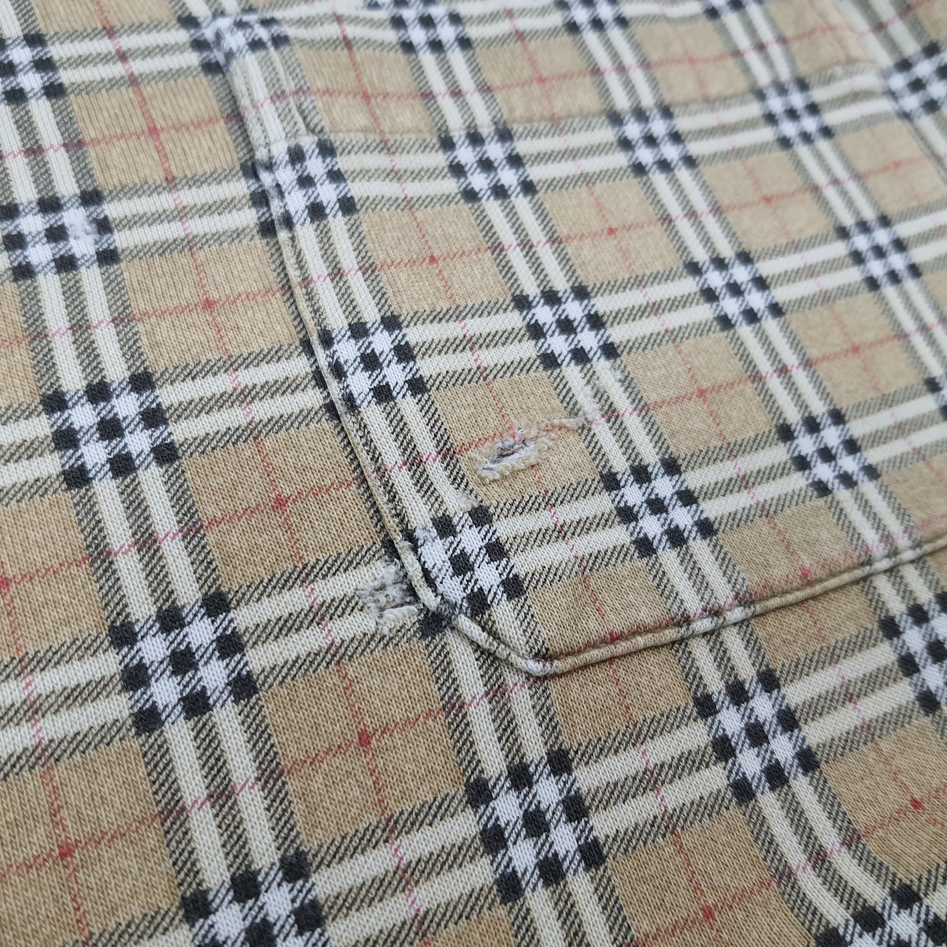 Burberry Vintage Burberry Nova Check Pocket Sweatshirt C274N11 Size US L / EU 52-54 / 3 - 7 Thumbnail