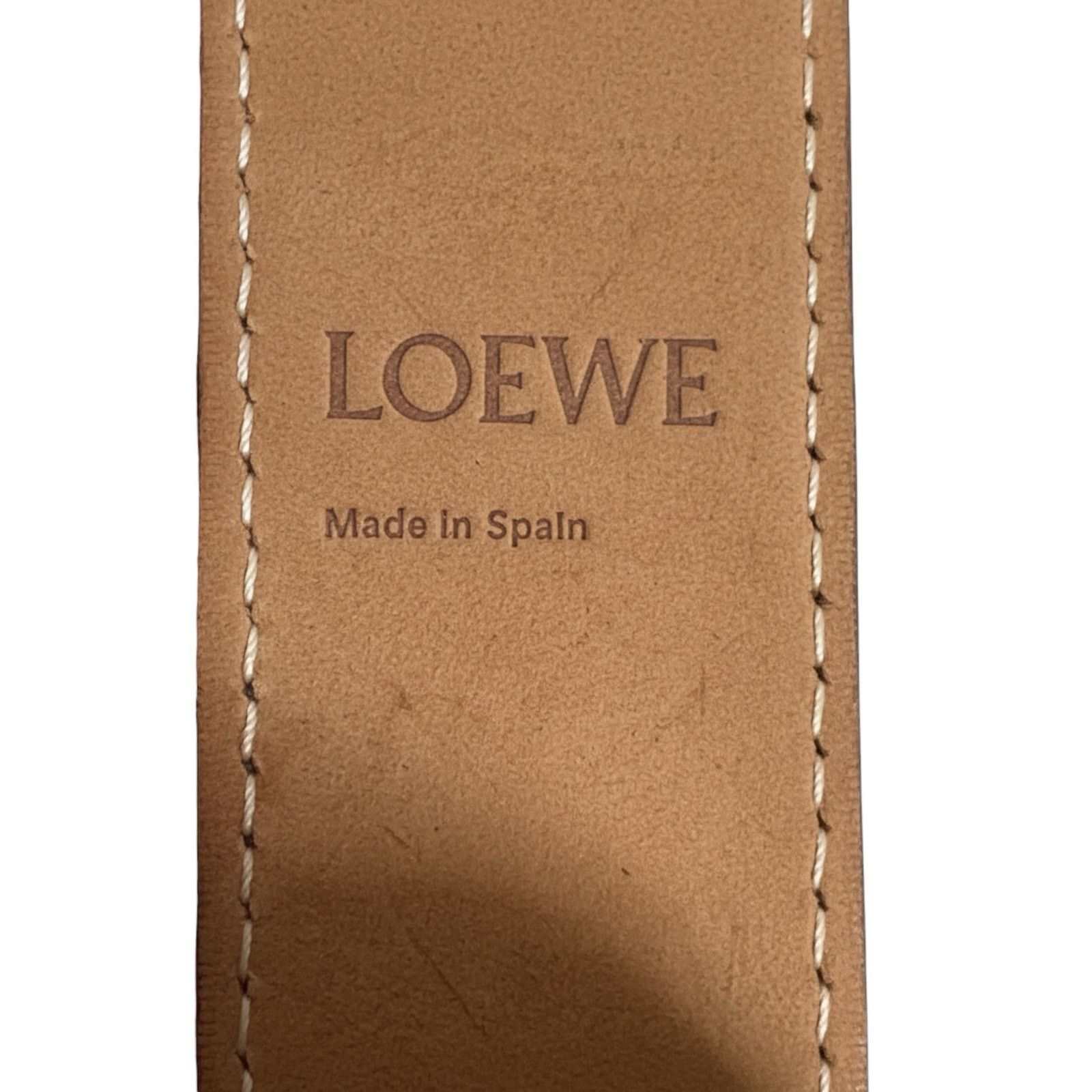 Loewe Loewe Small Anagram Slap Bracelet in Brown Size ONE SIZE - 3 Thumbnail