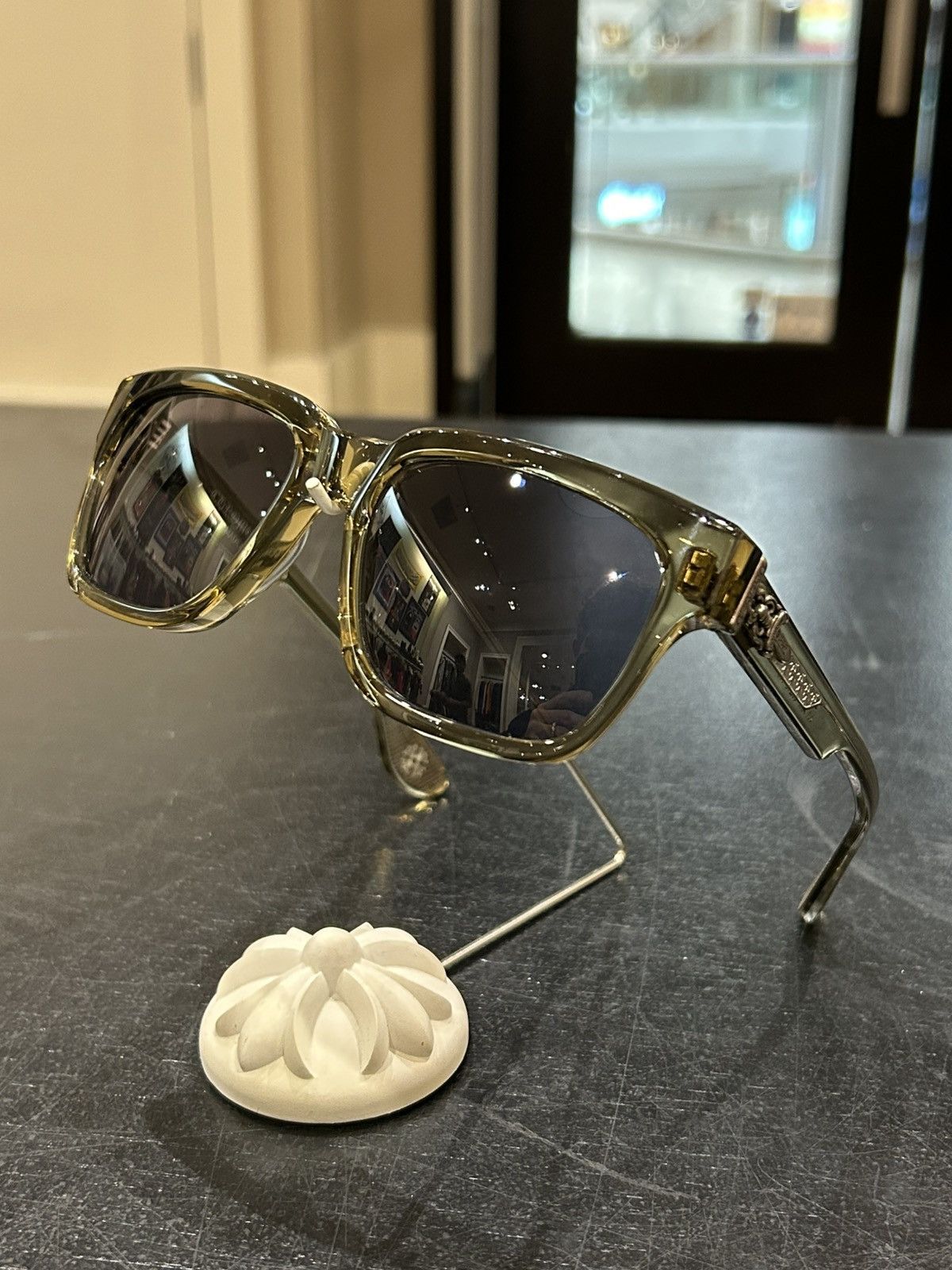 Chrome Hearts Chrome Hearts ‘Box Officer’ Sunglasses Size ONE SIZE - 1 Thumbnail