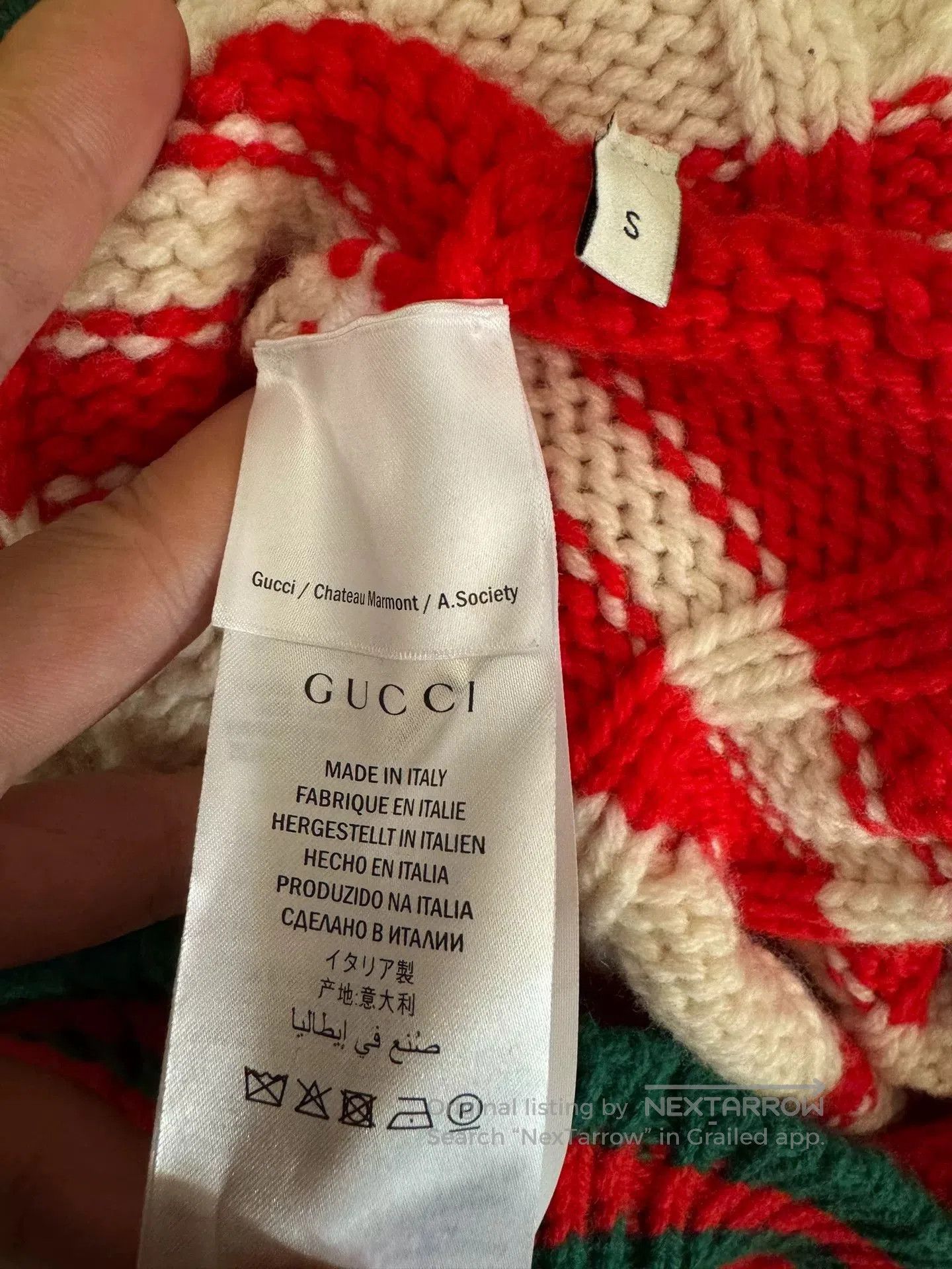 Gucci Gucci Christmas Limited Wool Cardigan. Size US S / EU 44-46 / 1 - 4 Thumbnail