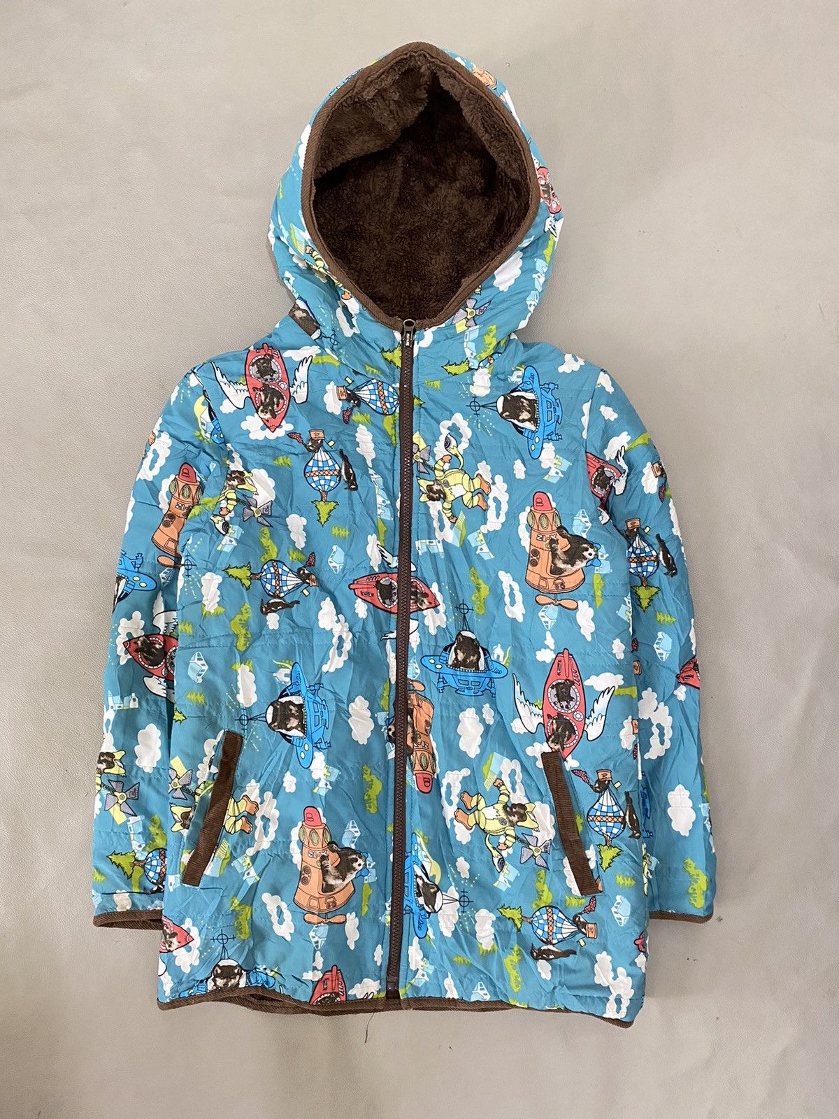 Hysteric Glamour Vintage aidle Fleece Hoodie Jacket space printed Size US M / EU 48-50 / 2 - 1 Thumbnail