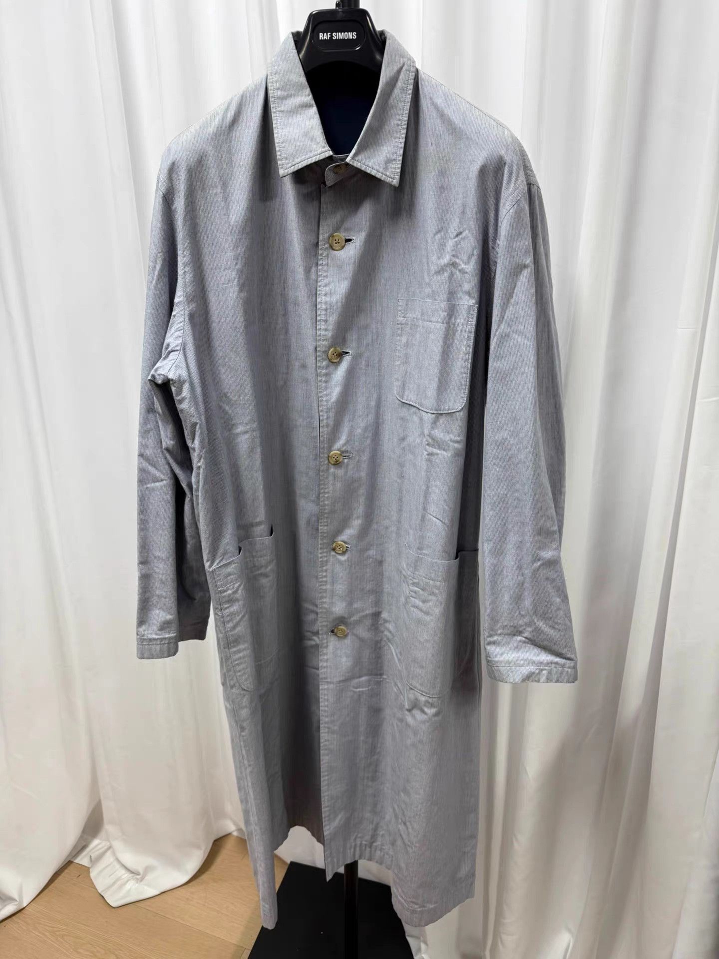 Yohji Yamamoto yohji yamamoto y's for men Striped Reversible Coat K20 Size US XL / EU 56 / 4 - 1 Thumbnail