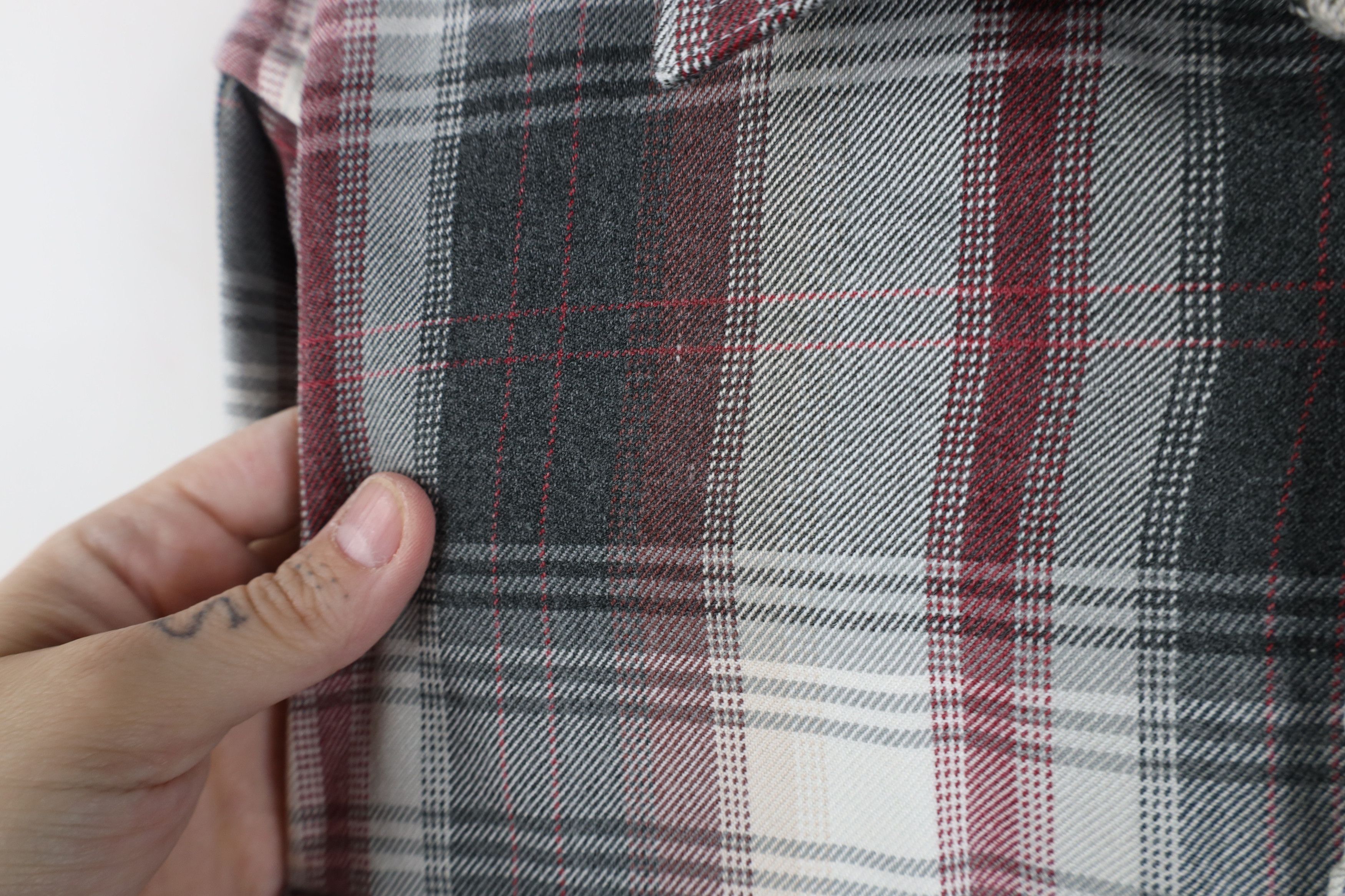Vintage Vintage 90s Streetwear Flannel Collared Button Shirt Plaid Size US M / EU 48-50 / 2 - 6 Thumbnail