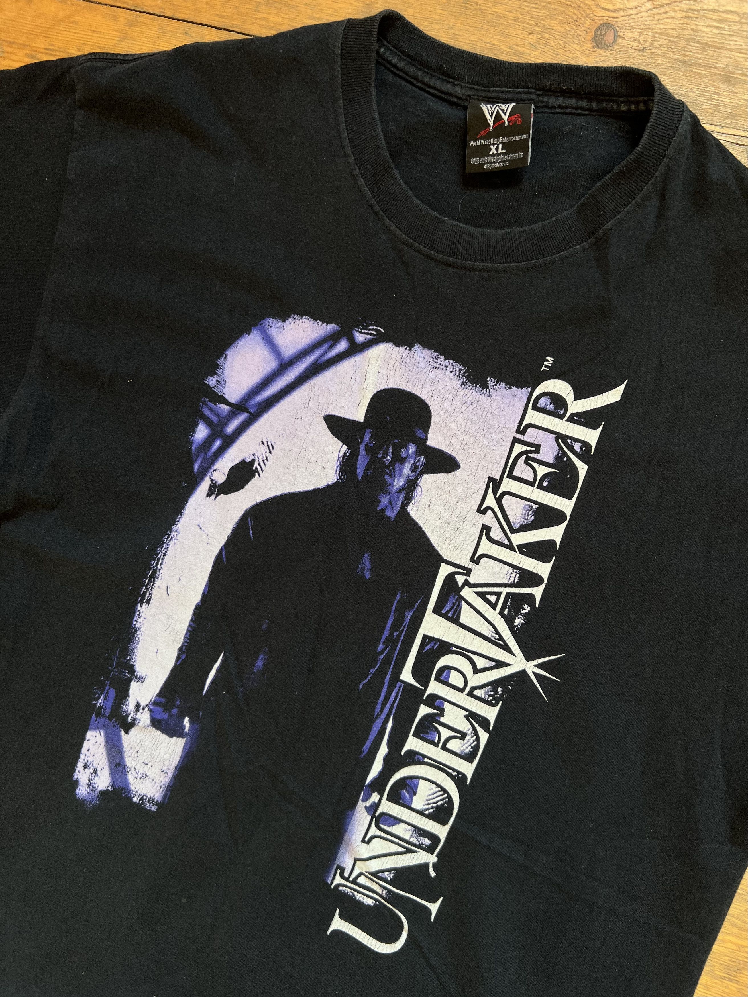 Band Tees × WWE Under Taker Vintage Death 2000s Y2k Tee Size US XL / EU 56 / 4 - 2 Thumbnail