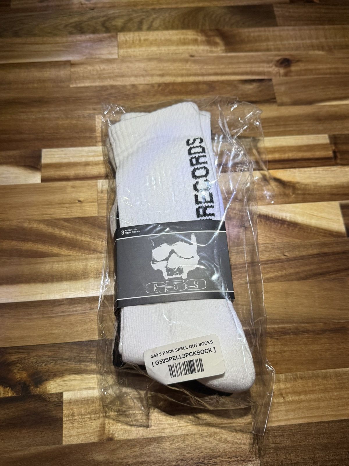 G59 Records G59 Spell out socks Size ONE SIZE - 1 Thumbnail