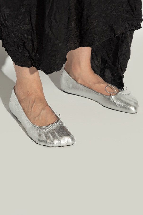 Balenciaga Balenciaga Fetish Metallic Ballerina Flat Size US 7.5 / IT 37.5 - 4 Thumbnail
