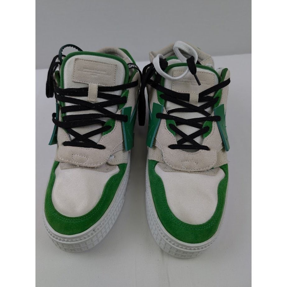 Off-White o1rshd1 Floating Arrow Sneakers in White / Green Size US 13 / EU 46 - 15 Thumbnail