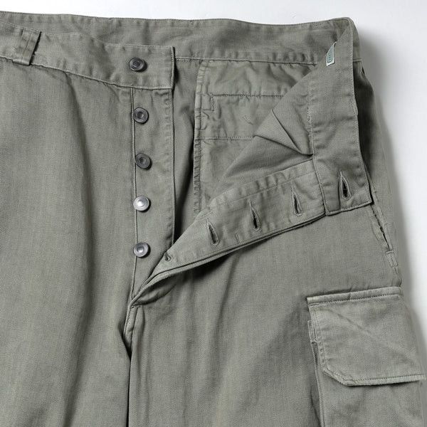 A.PRESSE Vintage FA HBT M-47 Pants size 3 sage bnwt Size US 34 / EU 50 - 3 Thumbnail