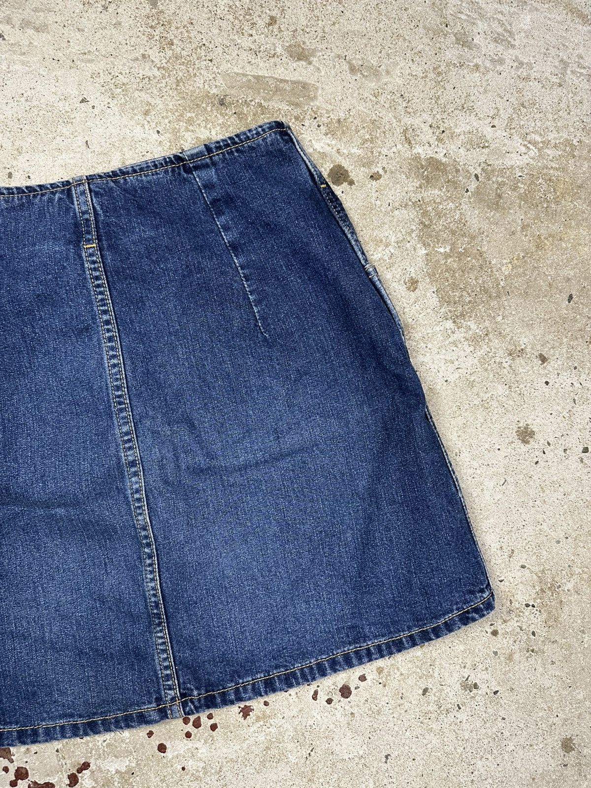 Diesel Vintage 90s Diesel Females Denim Jeans Mini Skirt rare Size 28" / US 6 / IT 42 - 10 Thumbnail