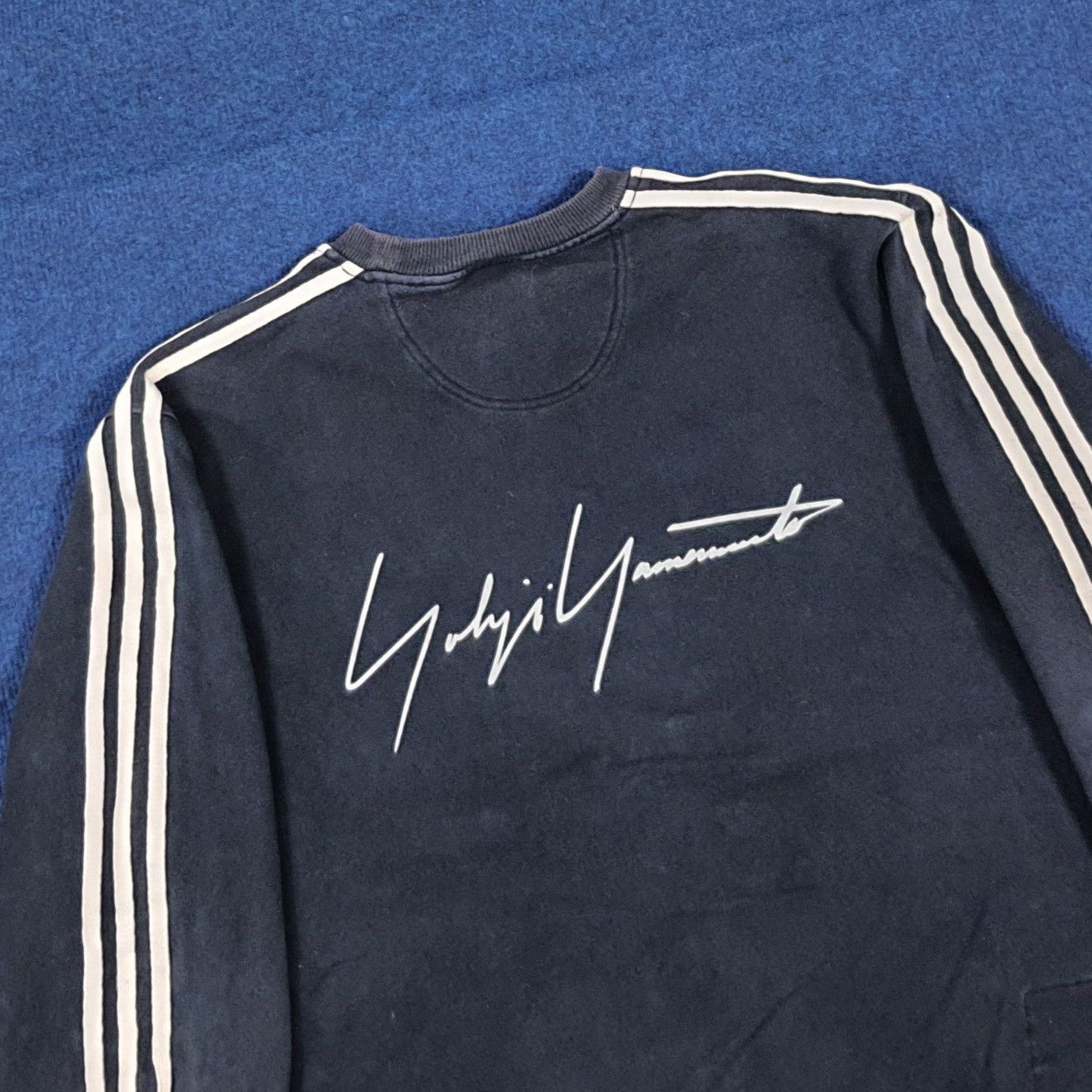 Adidas Vintage Adidas 3Stripes Custom Yohji Logo Sweatshirt C305N20 Size US M / EU 48-50 / 2 - 2 Thumbnail