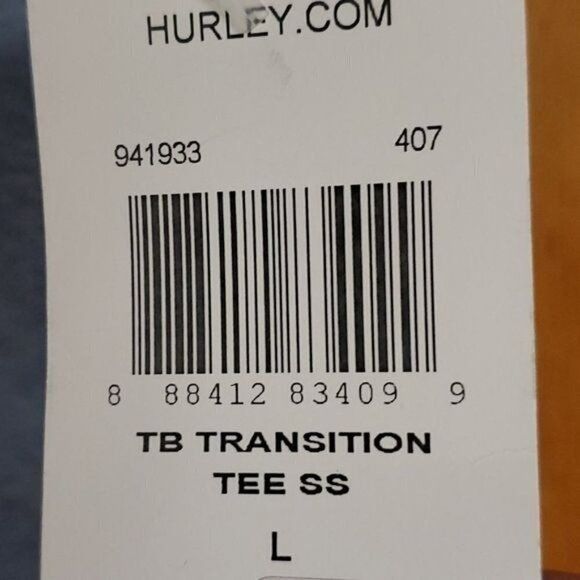 Hurley Hurley Graphic TB Transition Crew Neck Short Sleeve Sz L T-s Size US L / EU 52-54 / 3 - 5 Thumbnail