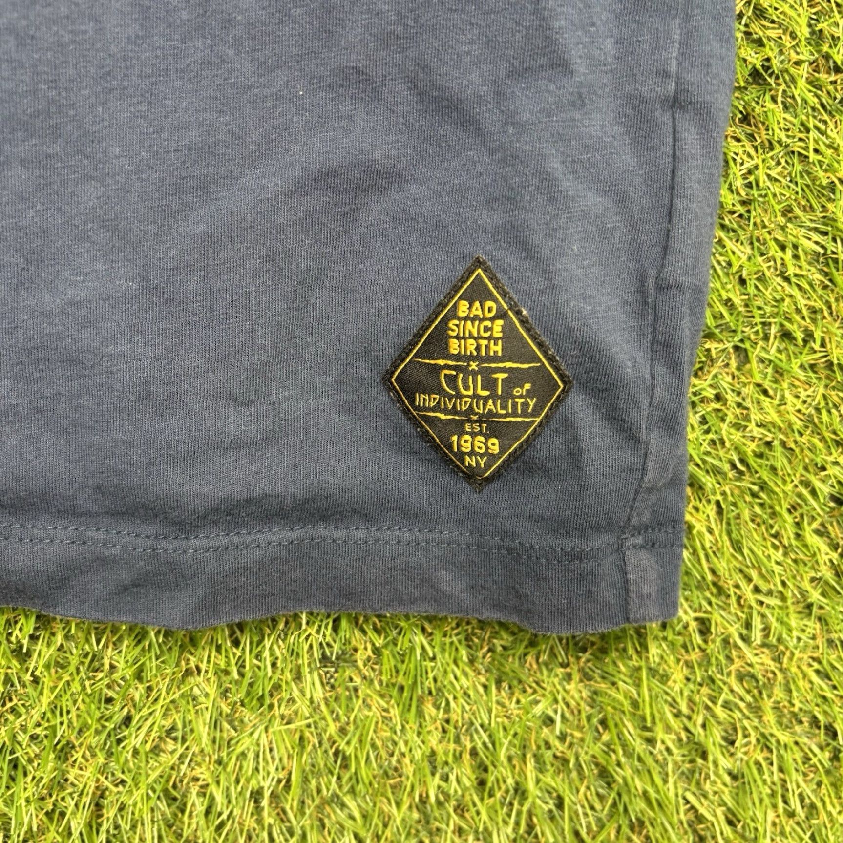 Cult Of Individuality Cult of Individuality Shirt Mens 3XL Navy Blue Short Sleeve Crew Neck Cotton Logo Classic T-Shirt Men Regular Summer Spring Fall Size US XXL / EU 58 / 5 - 3 Thumbnail