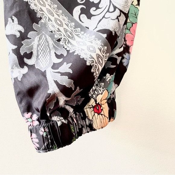Johnny Was Vintage Johnny Was Cargo Joggers Drawstring Floral Pants Bla Size 28" / US 6 / IT 42 - 7 Thumbnail