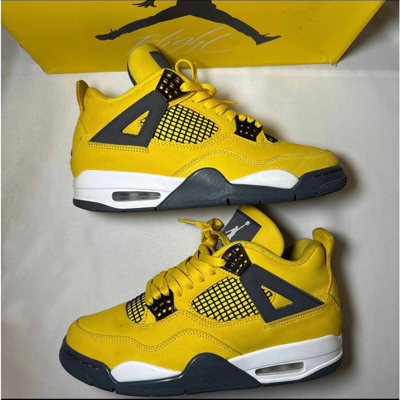 Jordan Brand × Nike Size 8 - Nike Air Jordan 4 Retro Lightning 2021 Men's Shoes Size US 8 / EU 41 - 2 Thumbnail