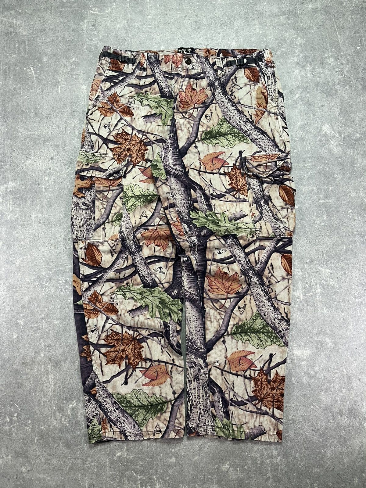 Realtree Wood’n Trail Realtree Camo Baggy Cargo Pants Denim 34 Size US 34 / EU 50 - 1 Thumbnail