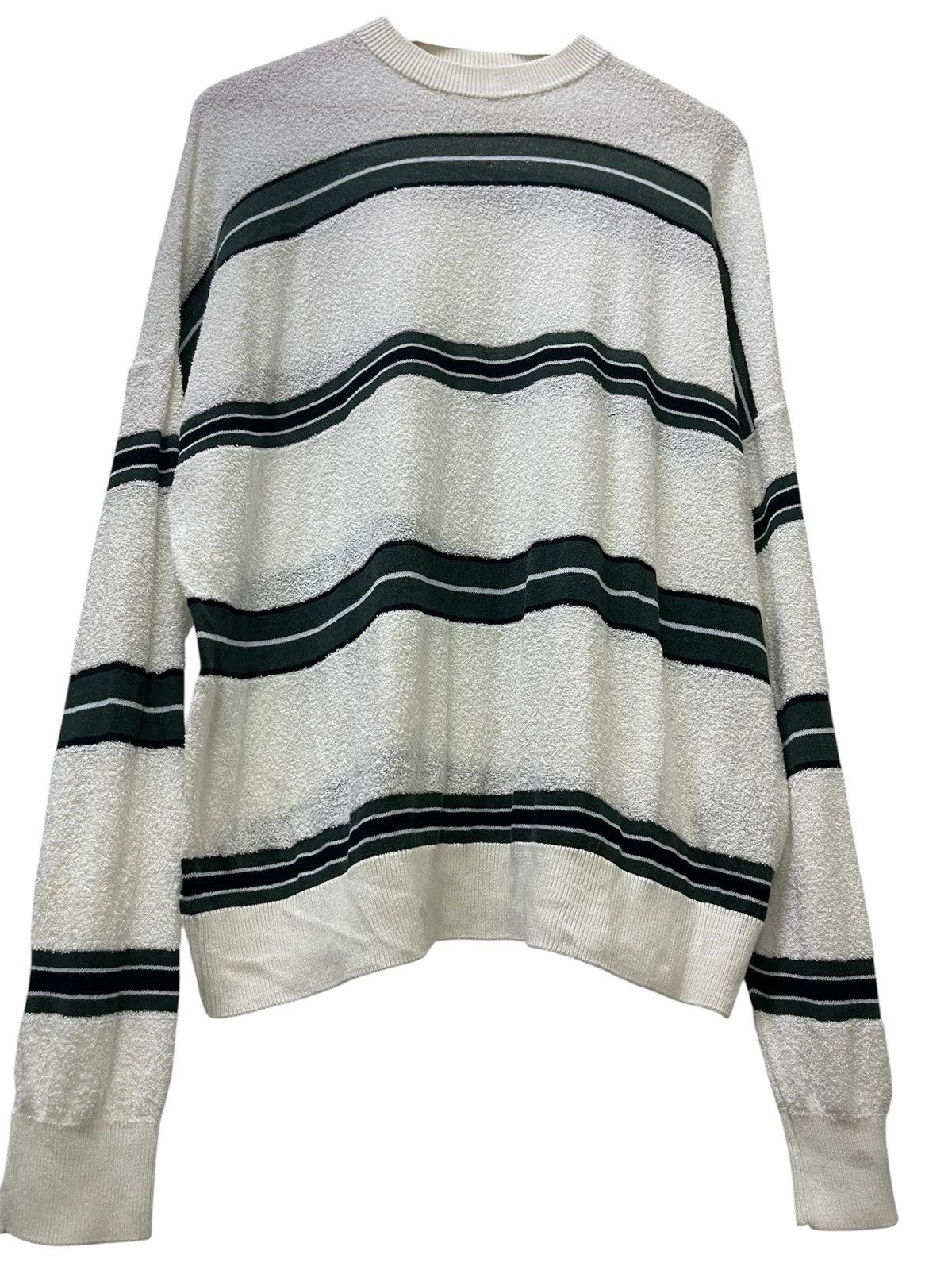 AMI Ami x Alexandre Mattiussi Striped Knit Sweater Size US XL / EU 56 / 4 - 4 Thumbnail