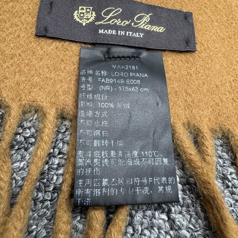Loro Piana LORO PIANA size175*43cm Cashmere scarf Size ONE SIZE - 5 Thumbnail