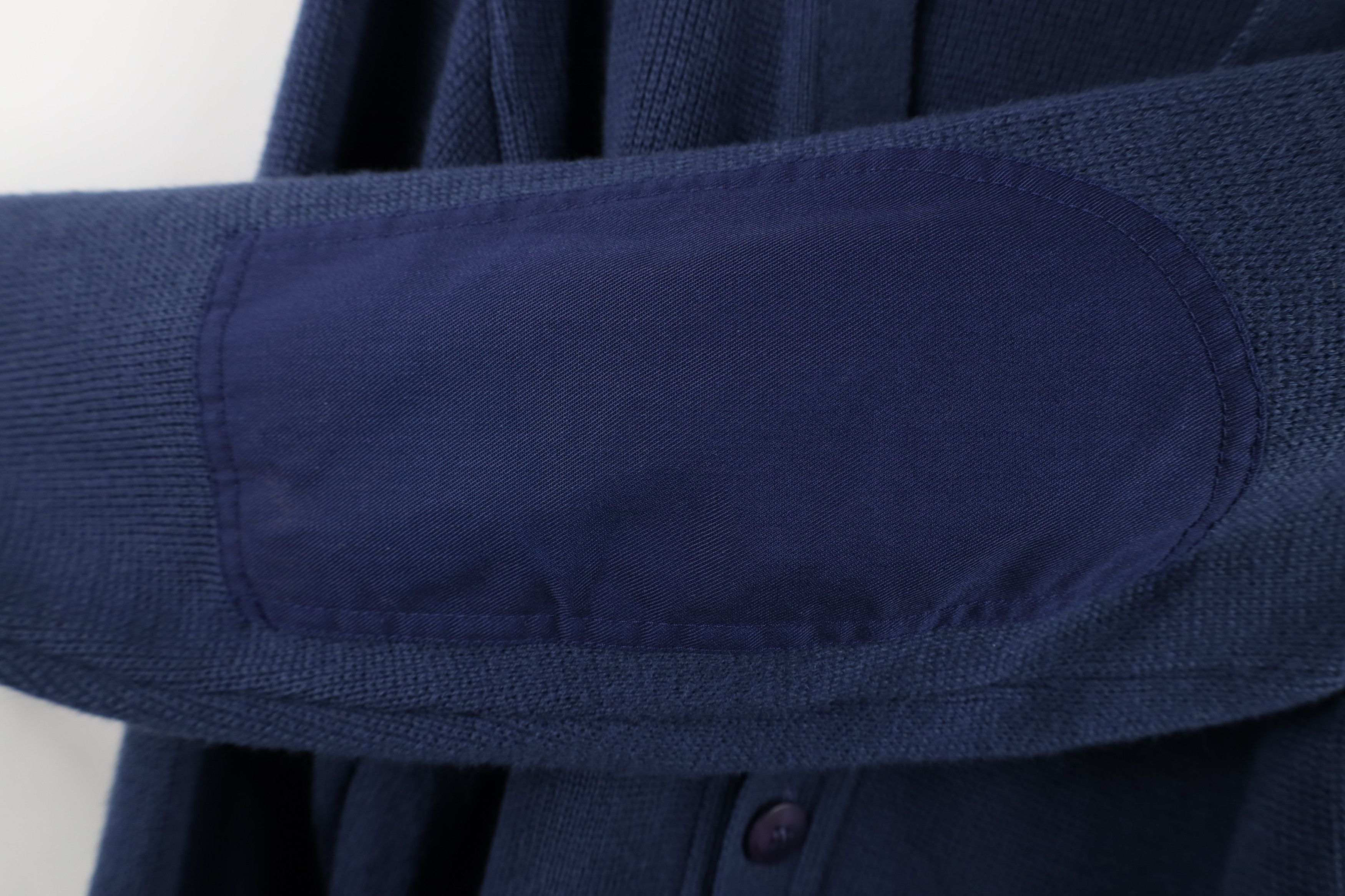 Vintage Vintage 90s Knit Military Commando Cardigan Sweater Blue USA Size US S / EU 44-46 / 1 - 5 Thumbnail
