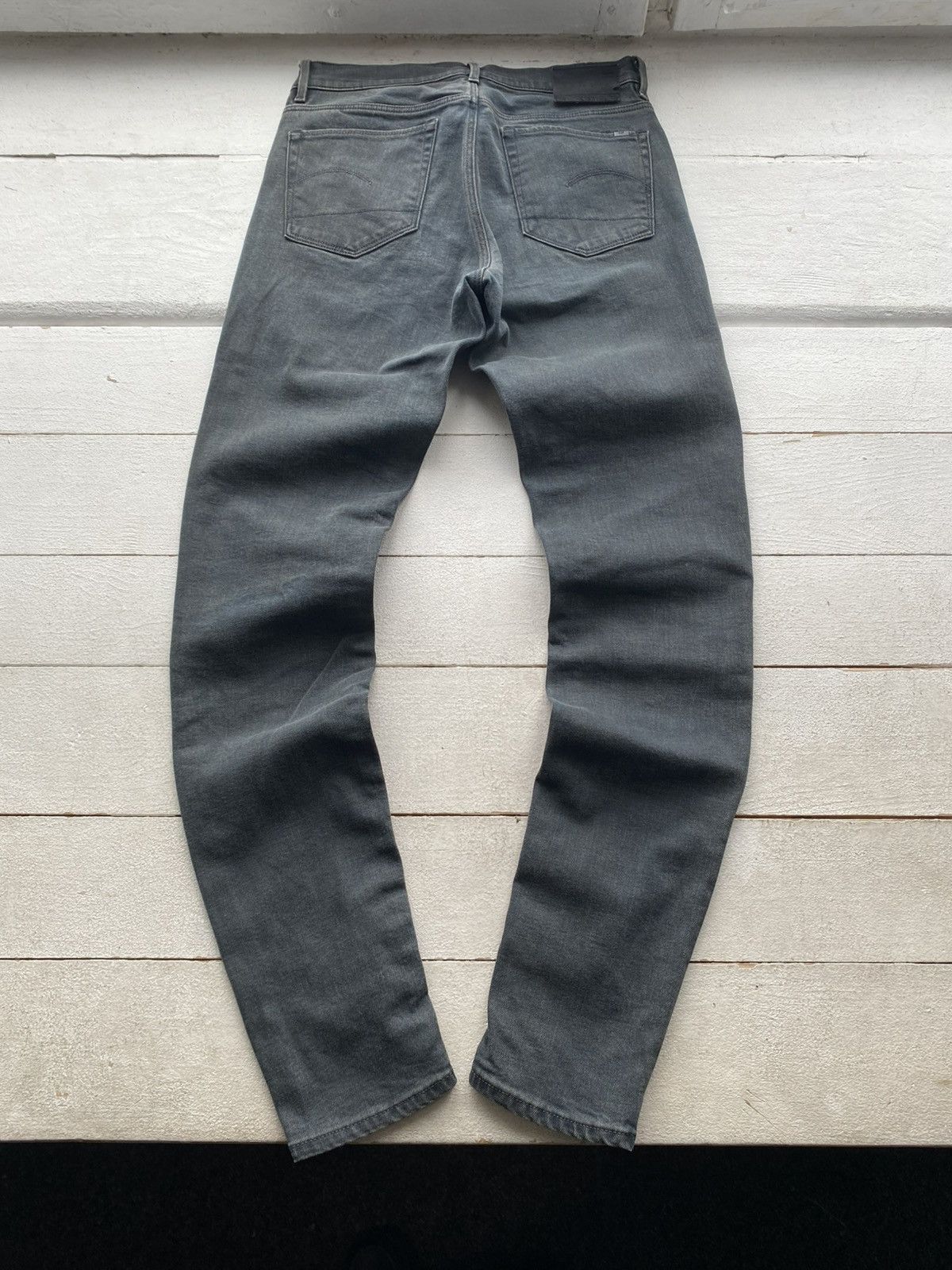 G-Star Avant Garde G-Star RAW 3301 Slim Grey Jeans Stretch Denim Size US 29 - 7 Thumbnail