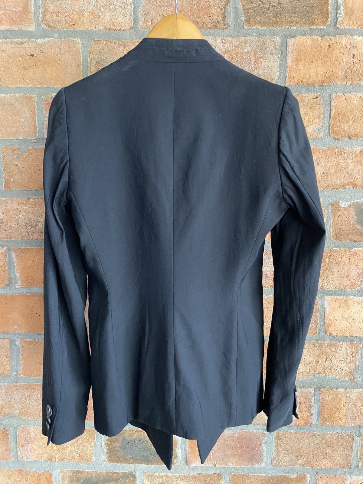 Helmut Lang HELMUT LANG New York Black Deep V-Neck Blazer Size XS / US 0-2 / IT 36-38 - 18 Thumbnail