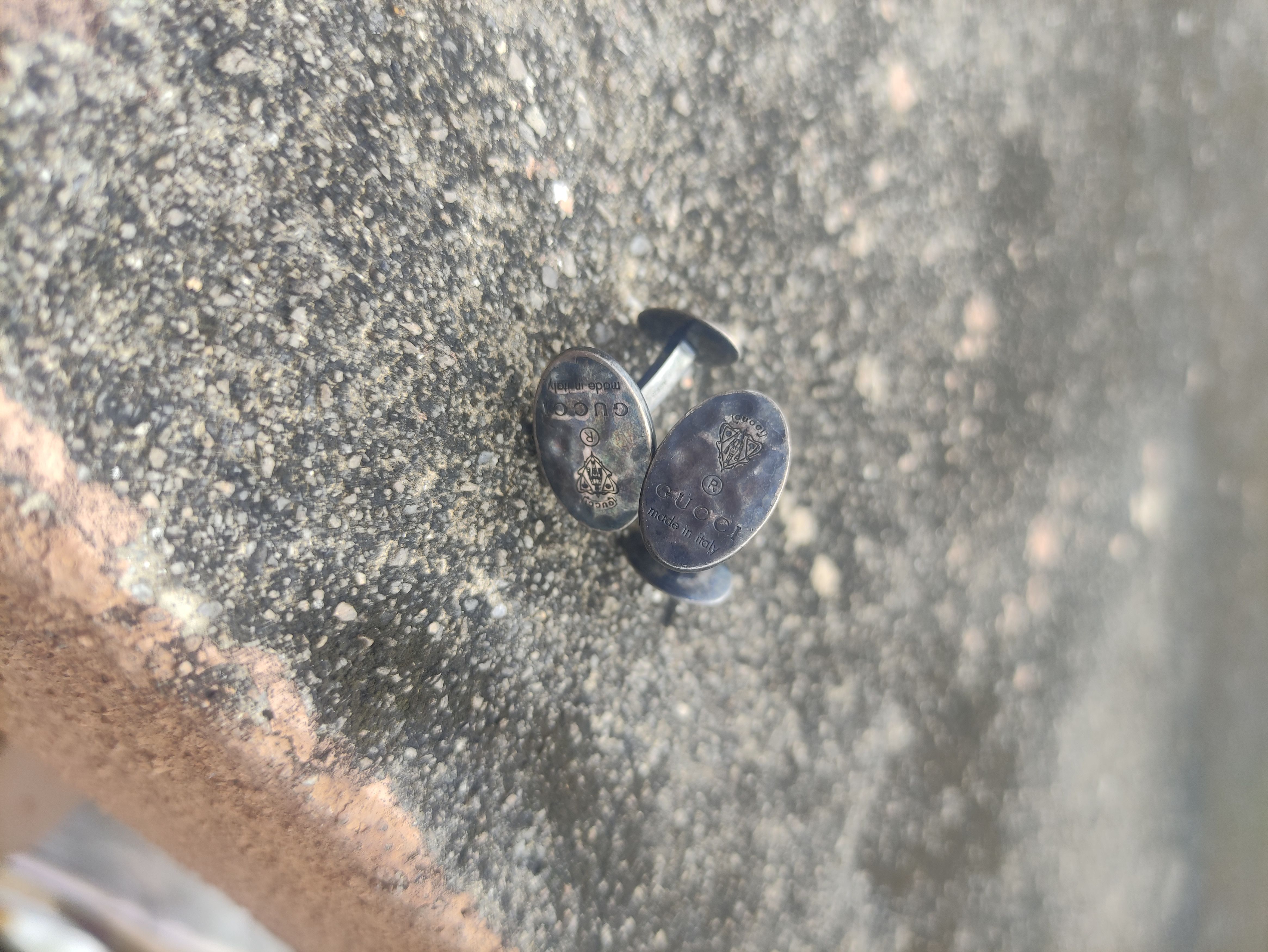 image of Gucci Silver 925 Cufflinks, Men's