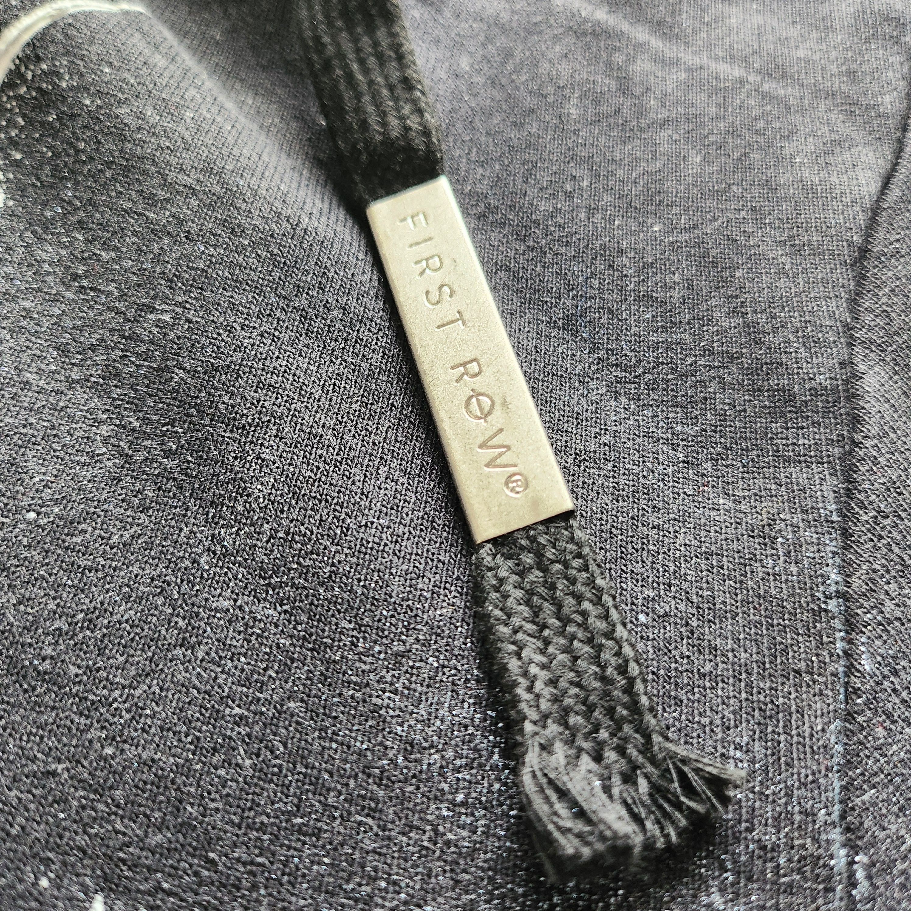 Other First Row Metallic Script Spray-Wash Zip-Up Hoodie Dark Grey Size US L / EU 52-54 / 3 - 13 Thumbnail