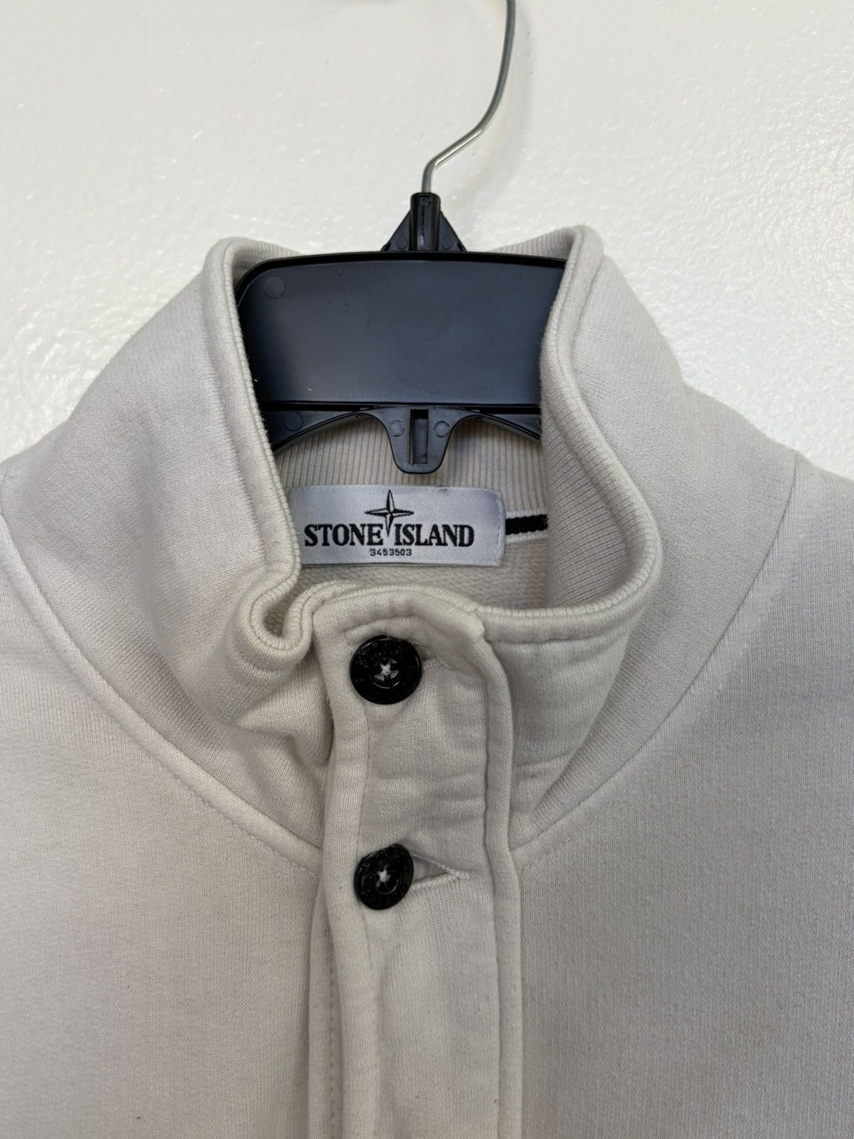 Stone Island Stone Island Button Up Sweatshirt Size US XL / EU 56 / 4 - 2 Thumbnail