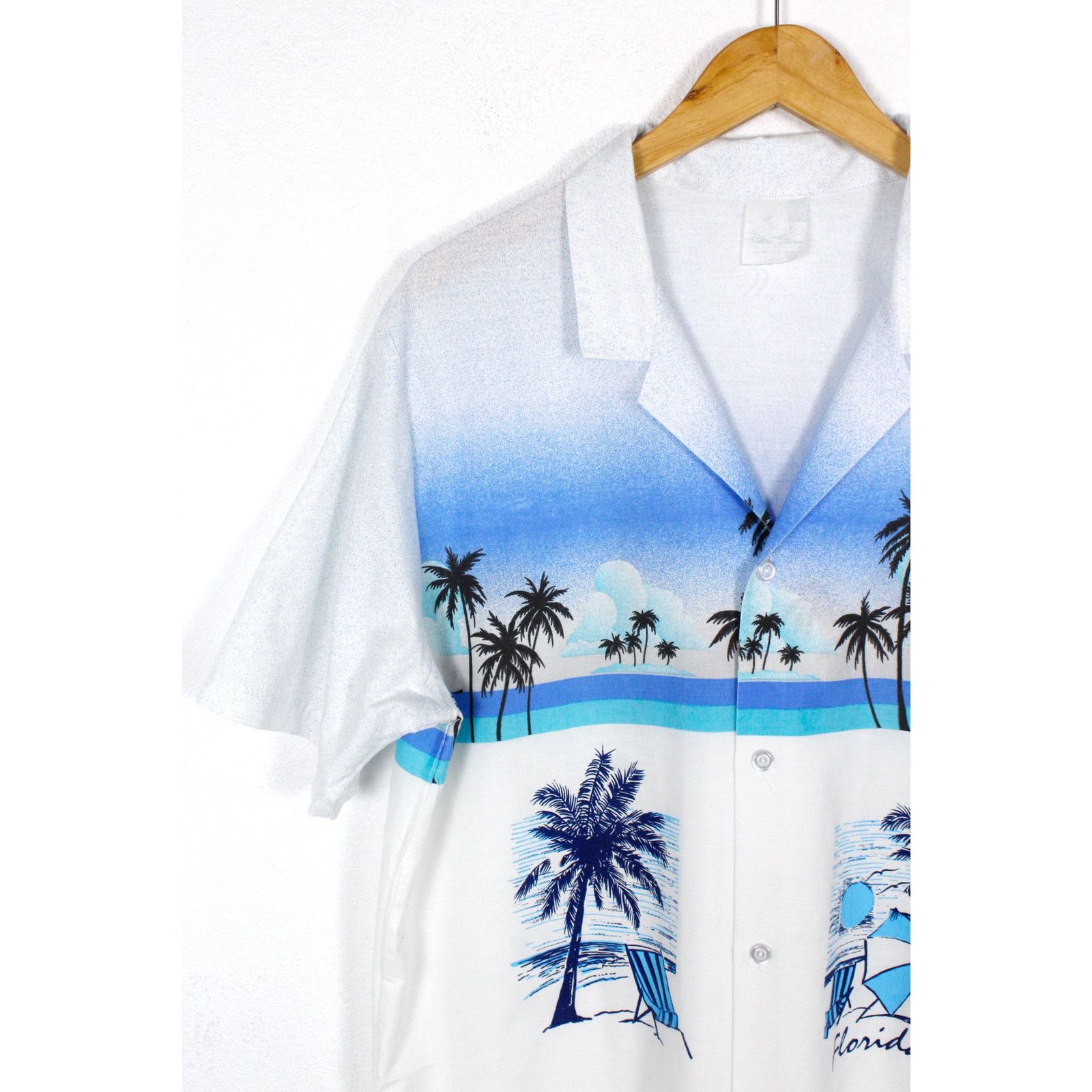Vintage Vintage Florida Graphic Retro Hawaiian Shirt Made in USA Size US L / EU 52-54 / 3 - 3 Thumbnail