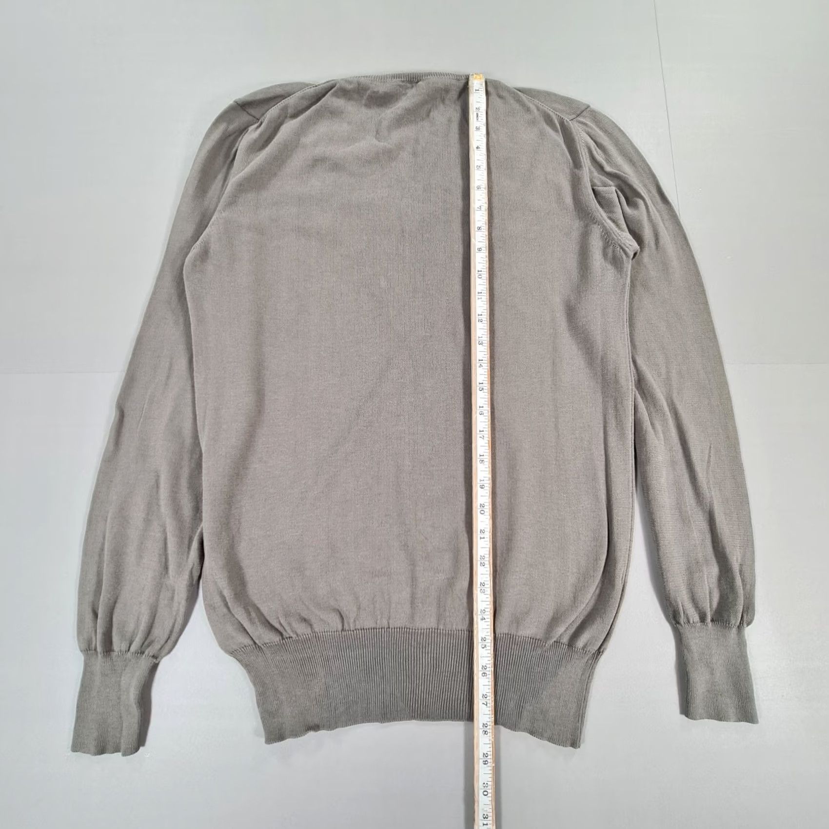Vivienne Westwood Vivienne Westwood Jumper Mens V Neck Cotton Knit Pullover Grey XL Pullover Knit Shirt Size US XL / EU 56 / 4 - 6 Thumbnail