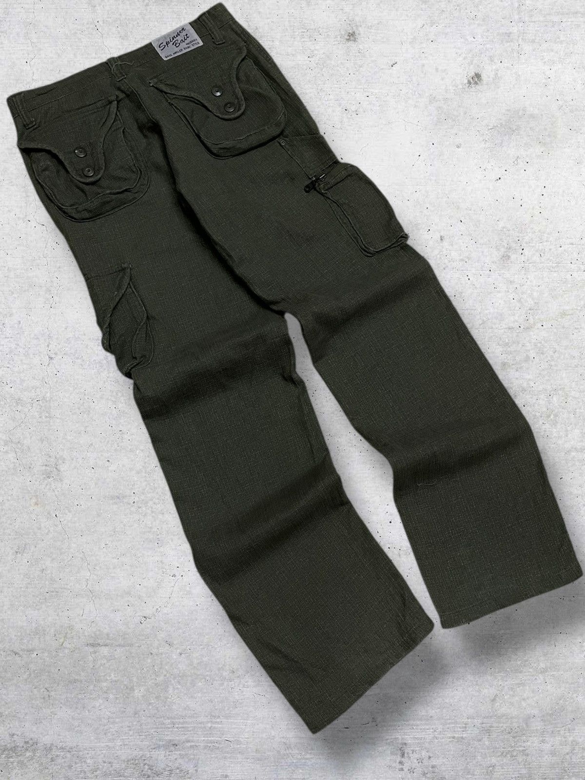 Japanese Brand VINTAGE SPINNER BAIT JAPAN DESIGNER CARGO ARMY LIKE GOA PANT Size US 29 - 9 Thumbnail