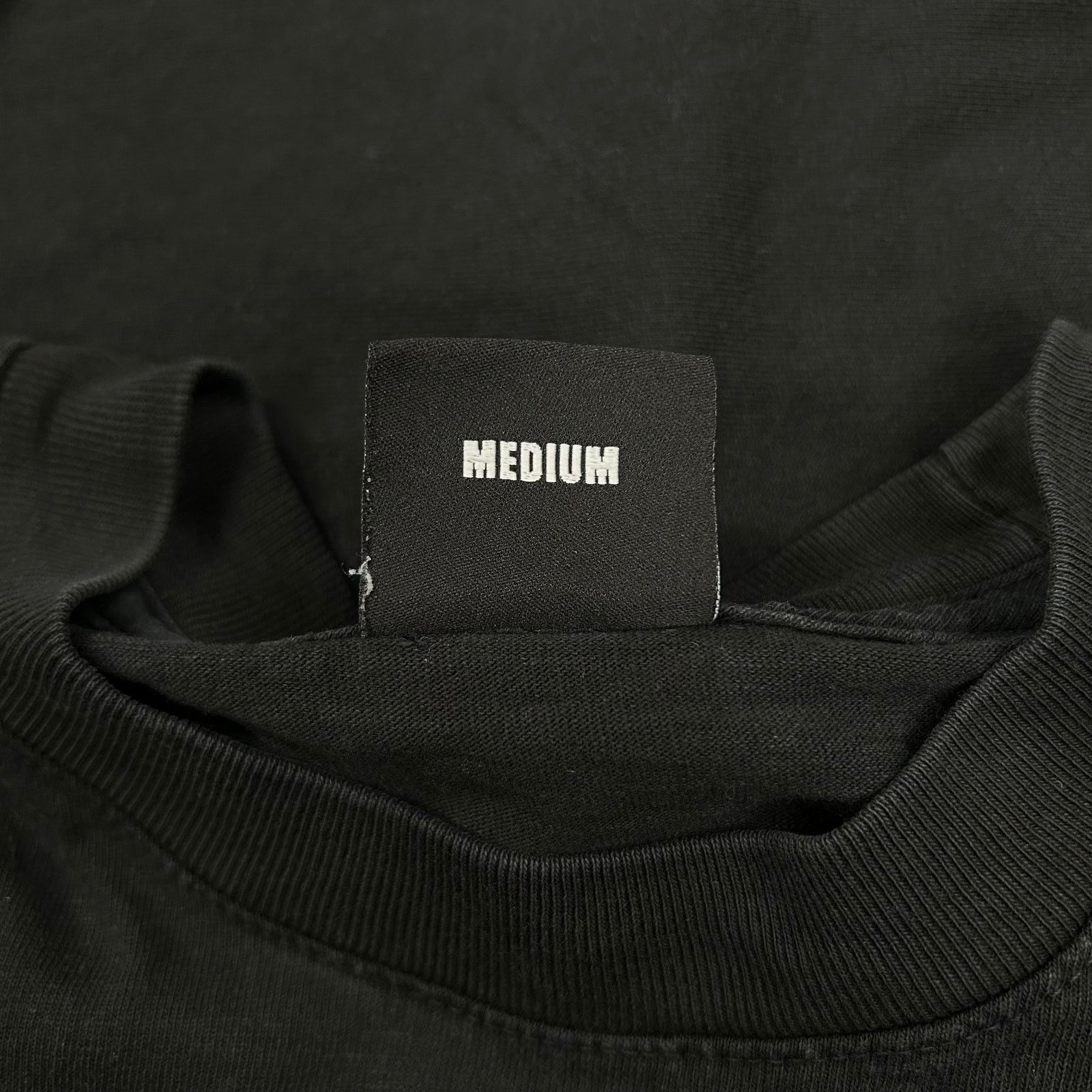 Revenge Revenge Basic Logo Embroidered Black Tee T Shirt Size Medium Size US M / EU 48-50 / 2 - 4 Thumbnail