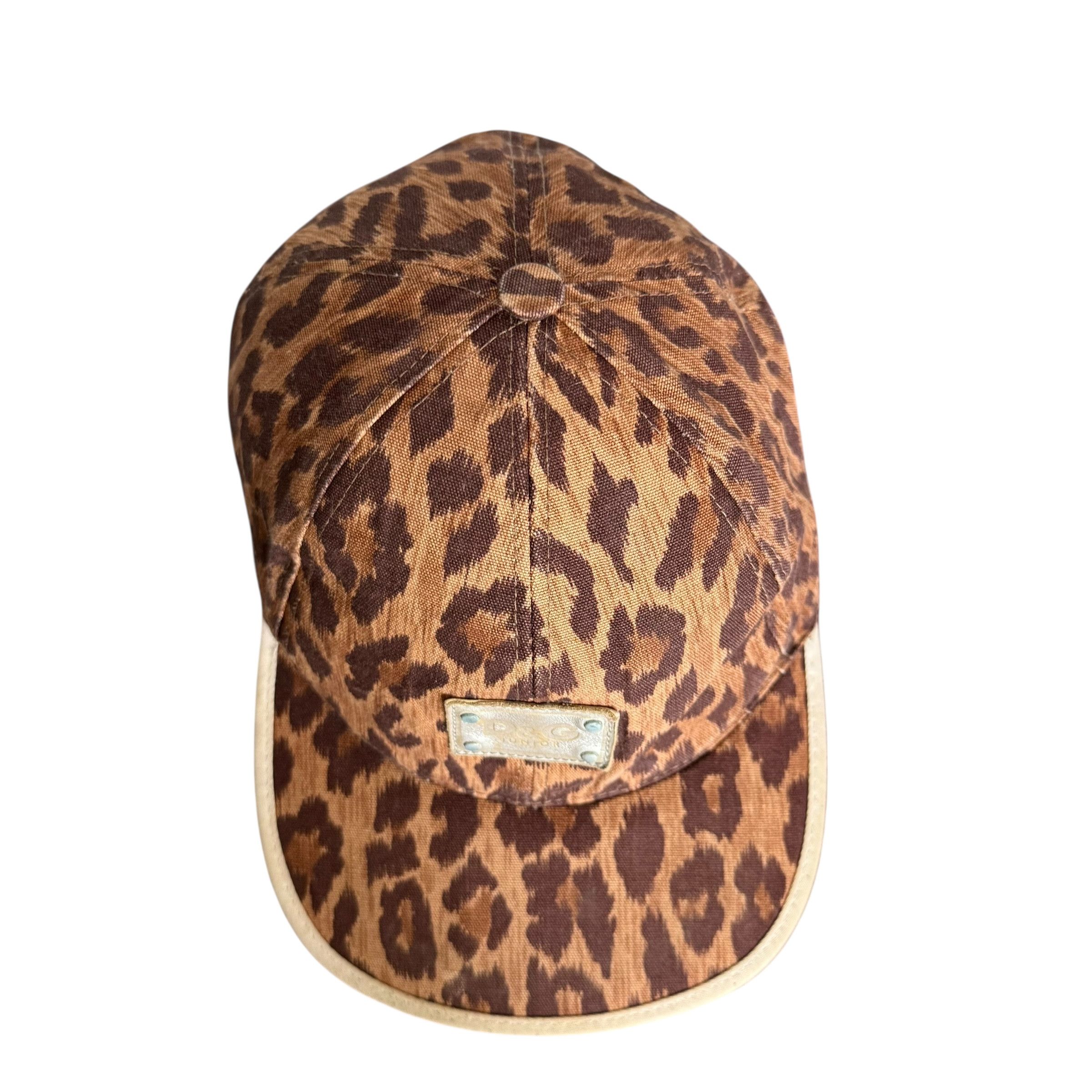 Dolce & Gabbana 🔥RARE🔥D&G Dolce & Gabbana Junior Leopard Adjustable Cap Size ONE SIZE - 4 Thumbnail