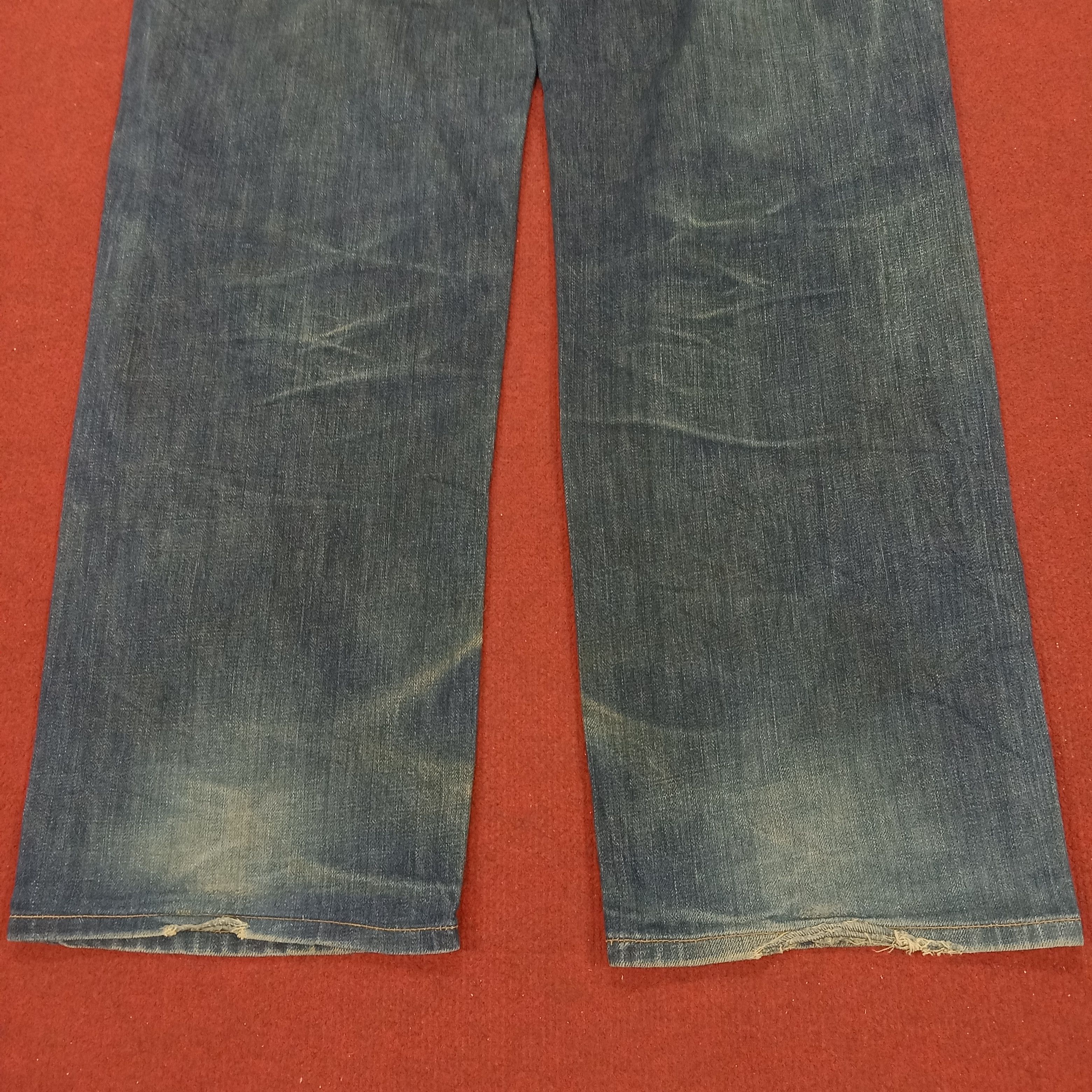 Stussy × Vintage Stussy Streetwear Custom Art Logo Style Jeans Size US 36 / EU 52 - 3 Thumbnail