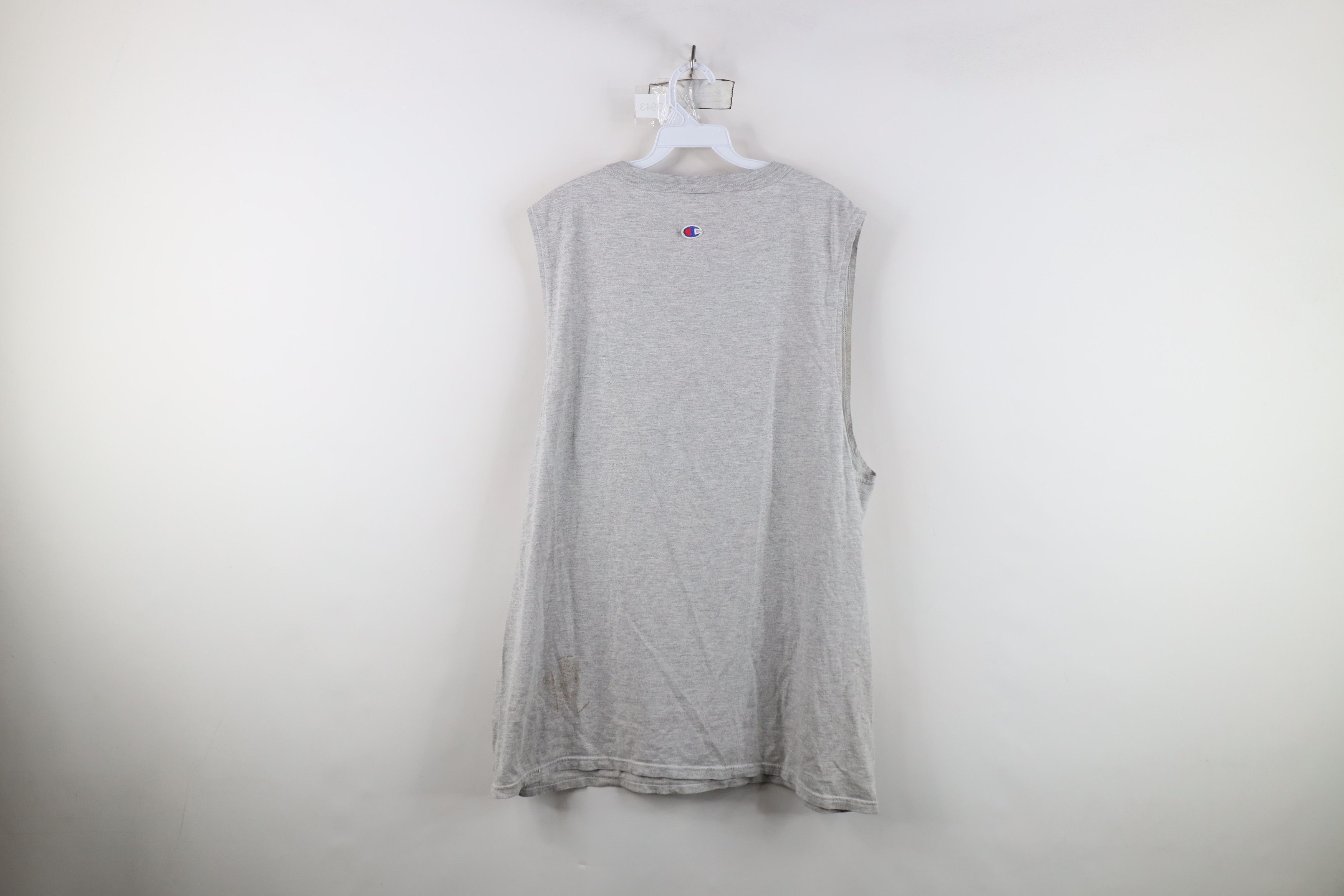 Champion Vintage 90s Champion Dame University Muscle T-Shirt Gray Size US XL / EU 56 / 4 - 14 Thumbnail